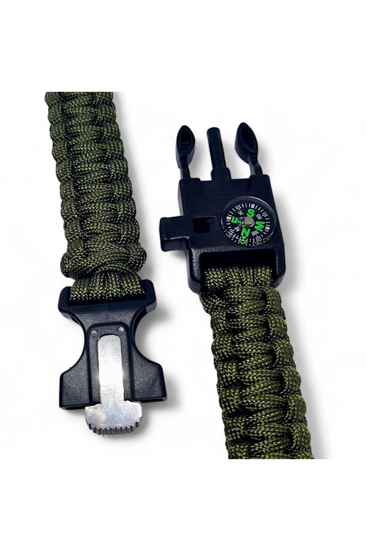 True Tree-12X1 Gaddar Survival Bracelet - with Camping Knife, Fire Stick and Compass 8