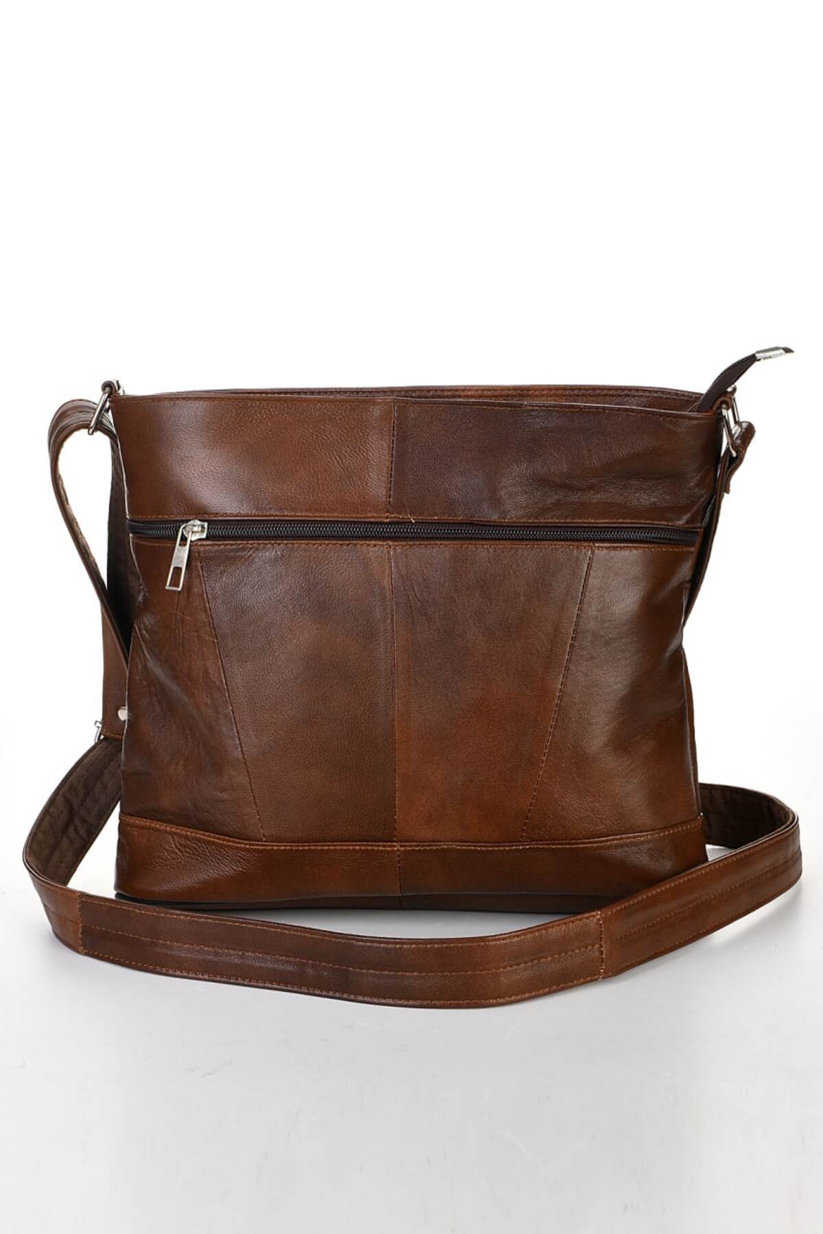 fubileather Hakiki Deri Crossbody Postacı Çanta görsel 2