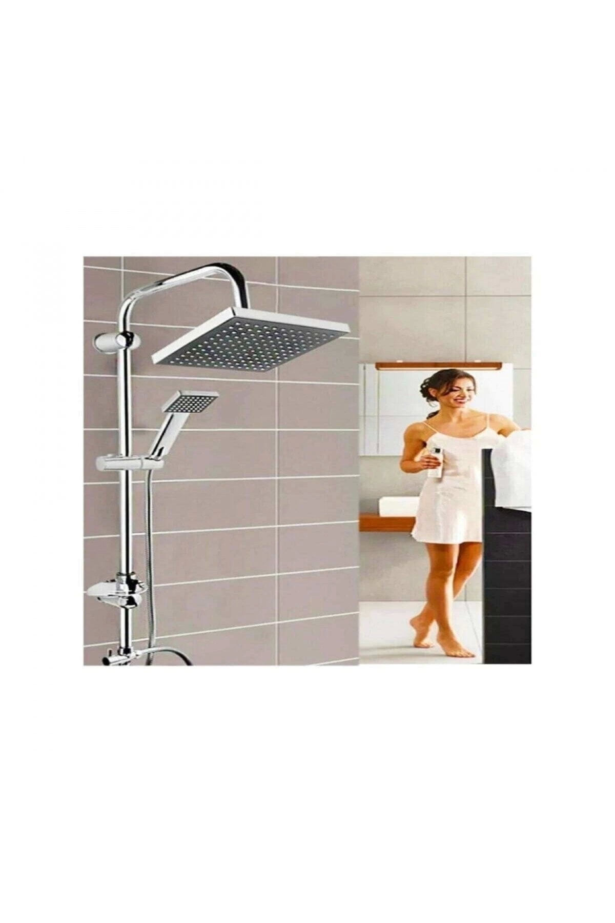 Robot Square Overhead Shower System Multifunctional Rain System Robot Shower Set