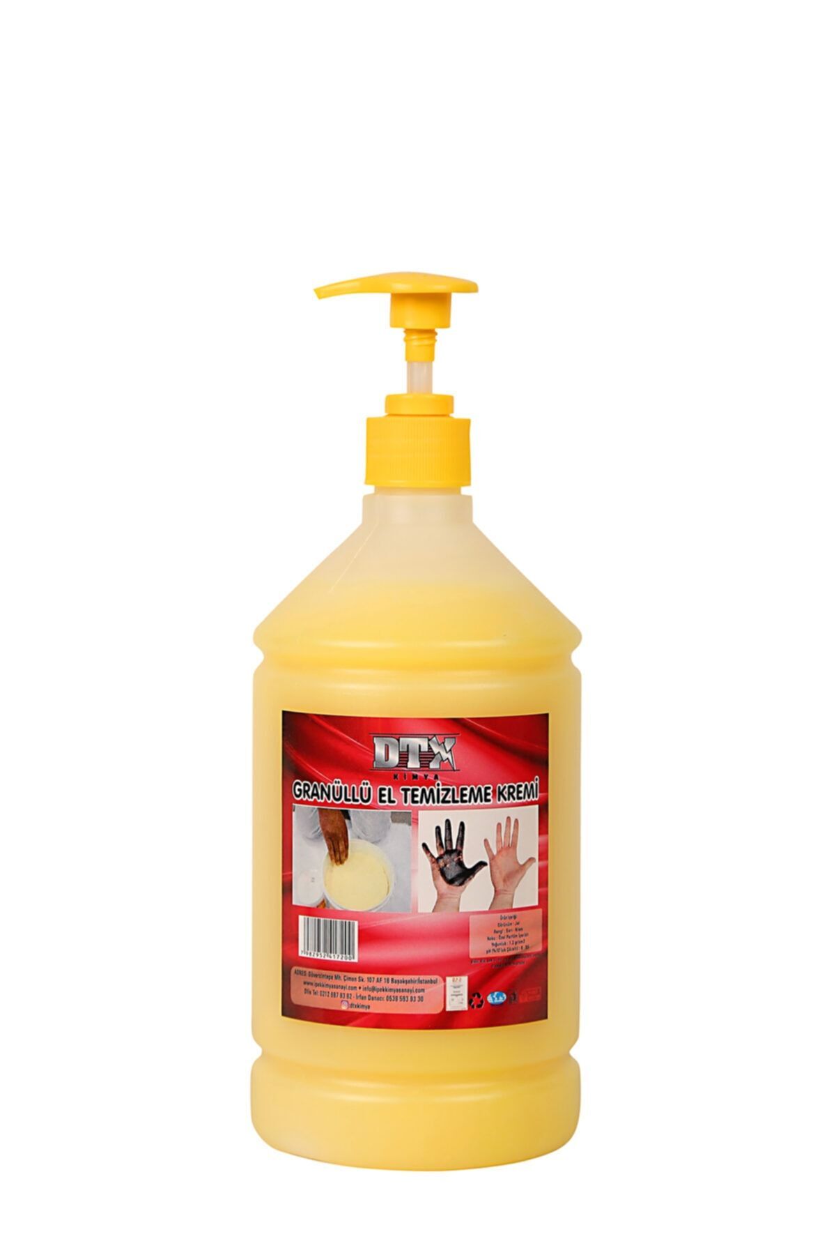 Granüllü El Temizleme Ve Dezenfekte Kremi Yağ Sökücü Etkili 1kg