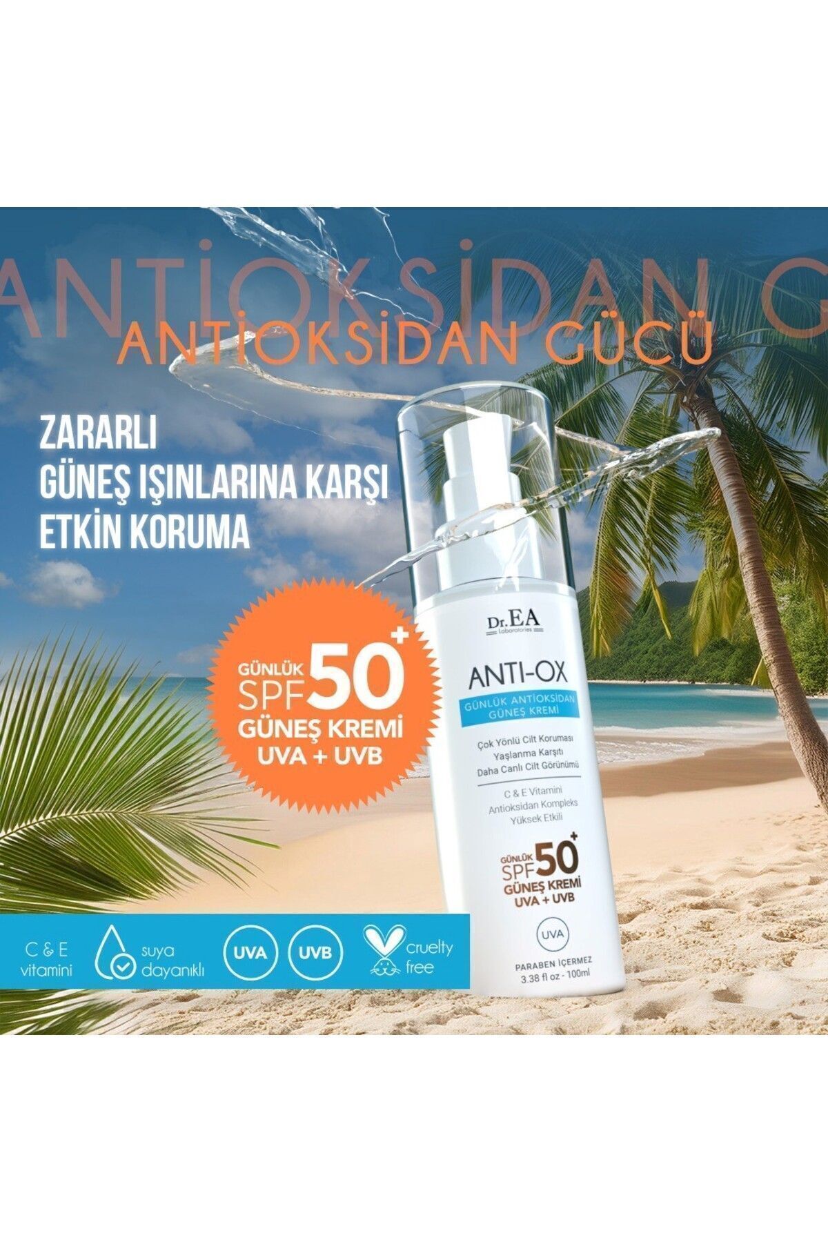 ضد آفتاب صورت   Dr. EA Laboratories | 8.69785E+12 اورجینال - تصویر 3