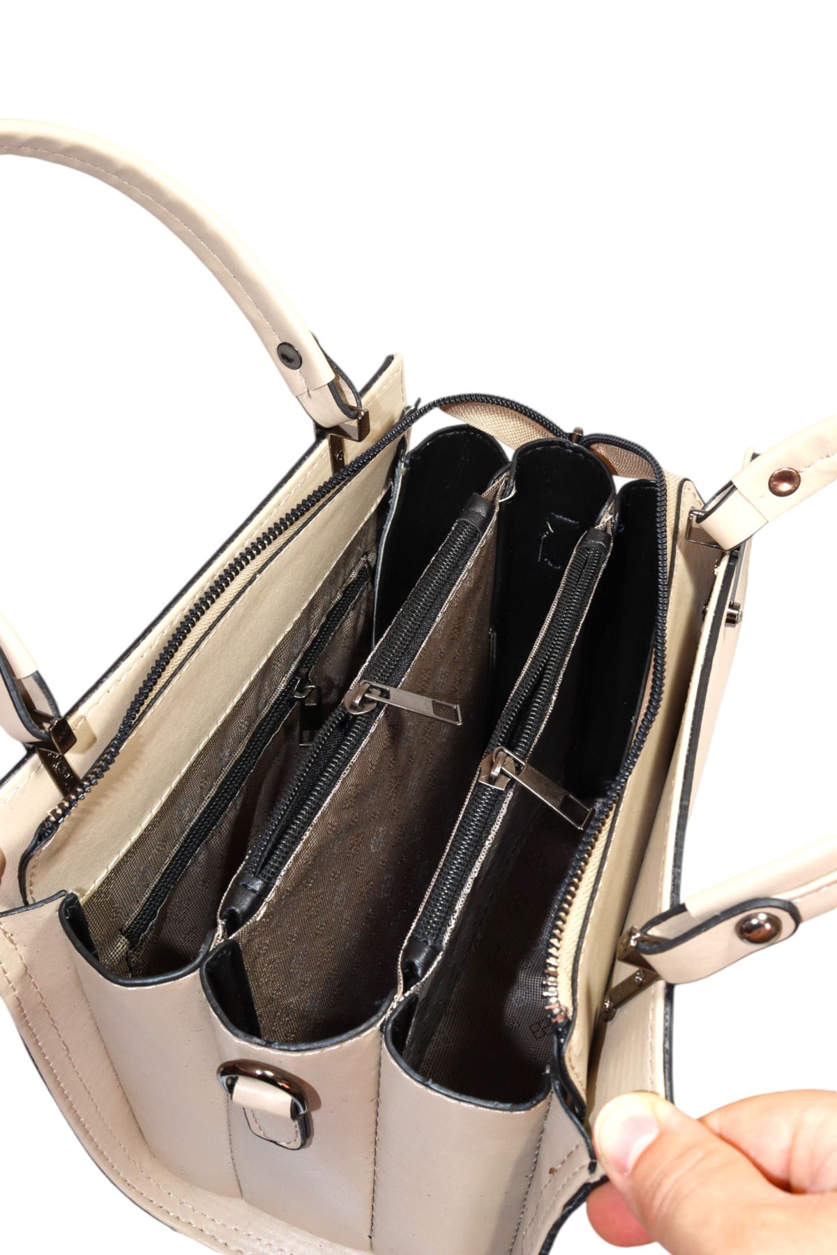 MOLDİVA-Shoulder and Arm Bag with Adjustable Long Strap and Compartments 5