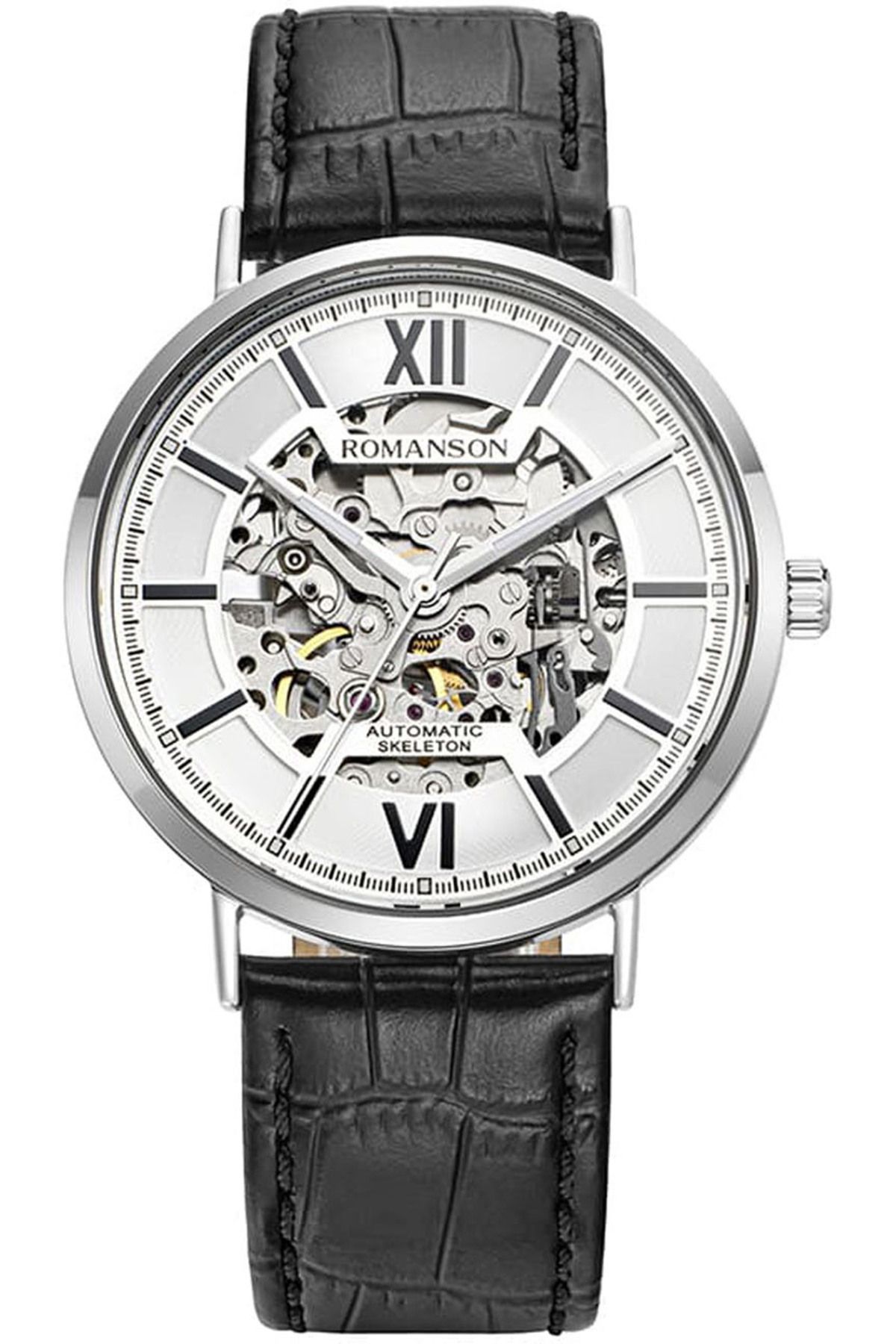 Romanson skeleton watch cheap