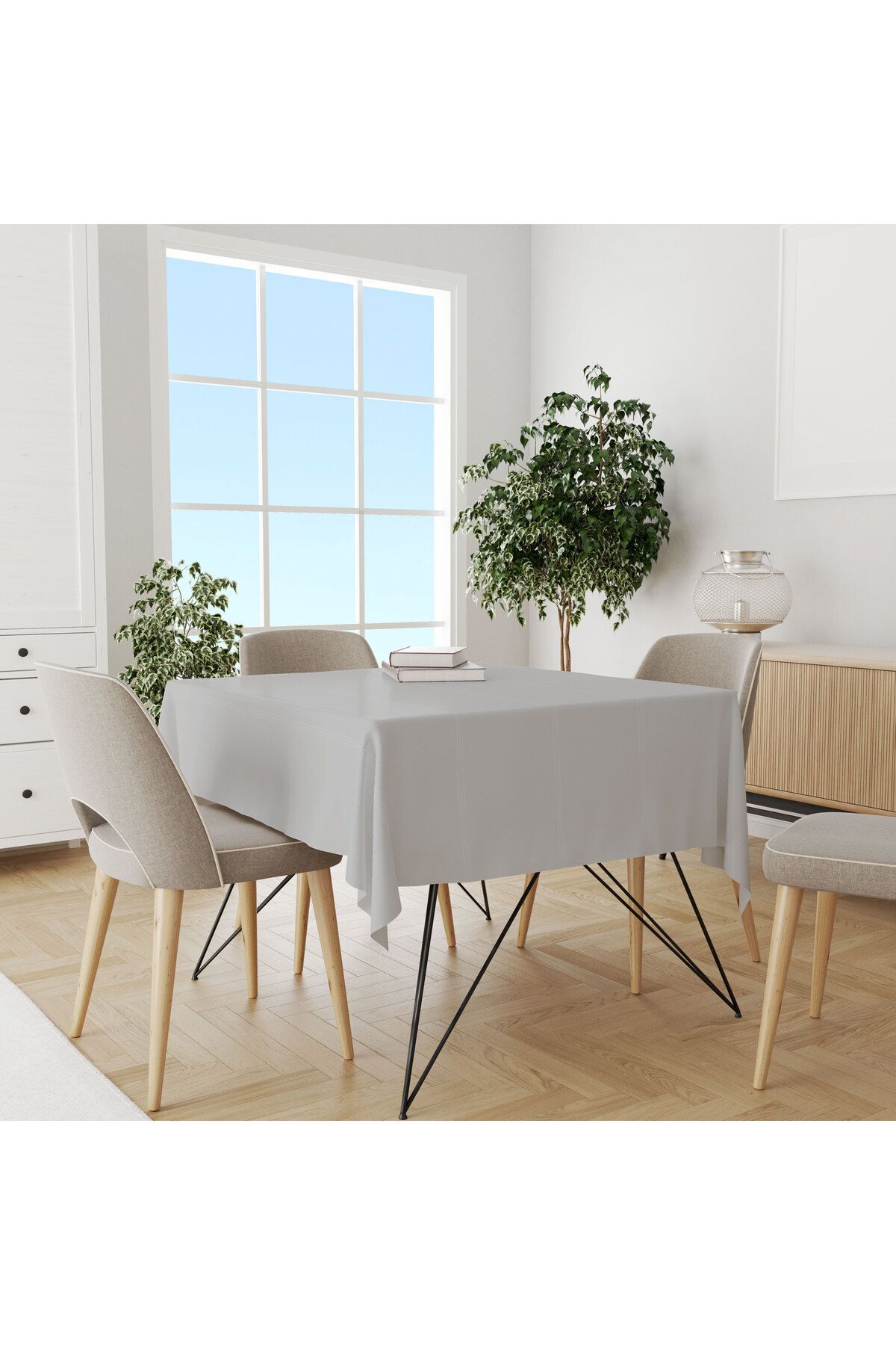Colber Solid Color Carefree Tablecloth