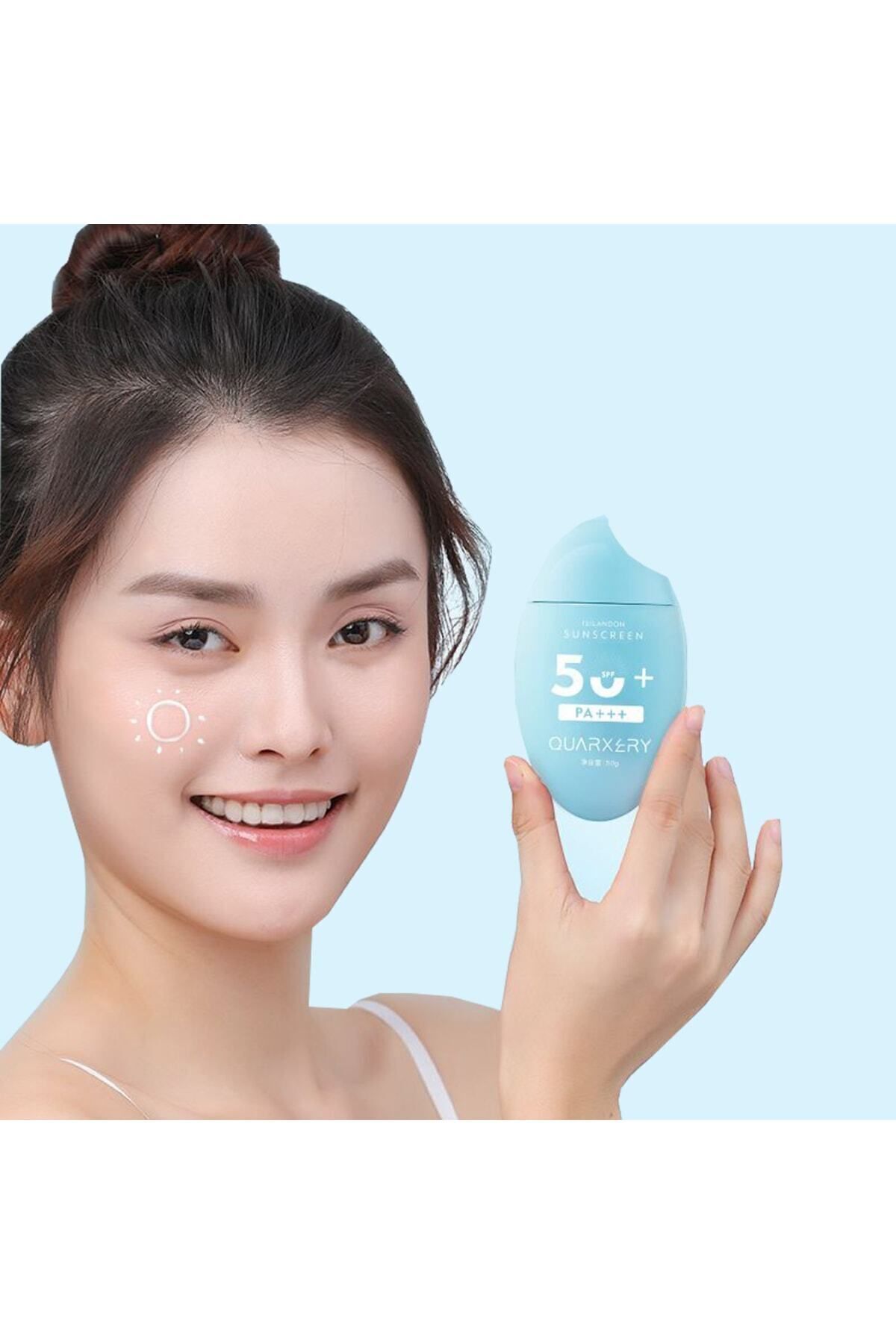 ضد آفتاب SPF50 محافظ پوست سفید کننده ضدآفتاب ضد لک QUARXERY
