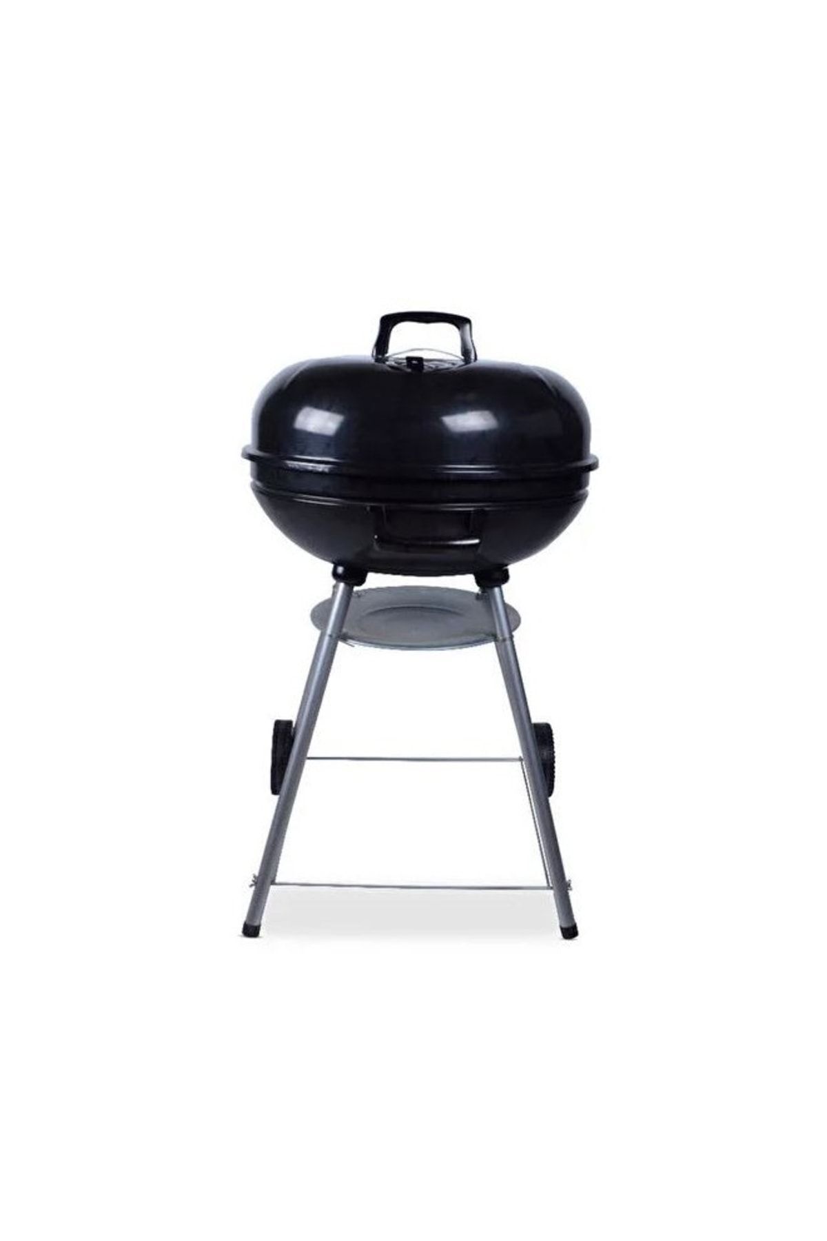 Russo Barbekü Kömürlü Mangal Geniş Hazneli Küre Mangal 56cm 3