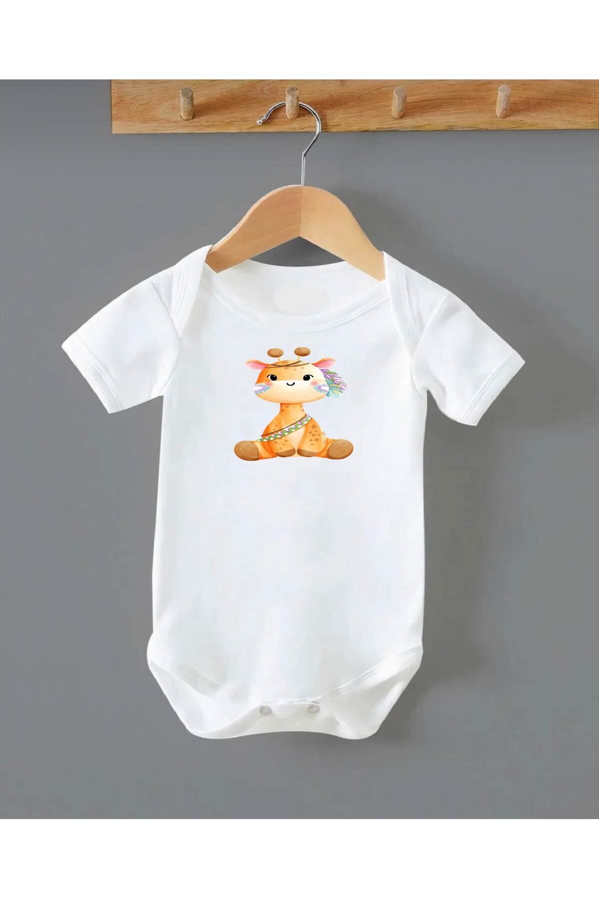 بادی نوزادی پسرانه – دخترانه اکرو Bebe wini | ZB0021 اورجینال - تصویر 2