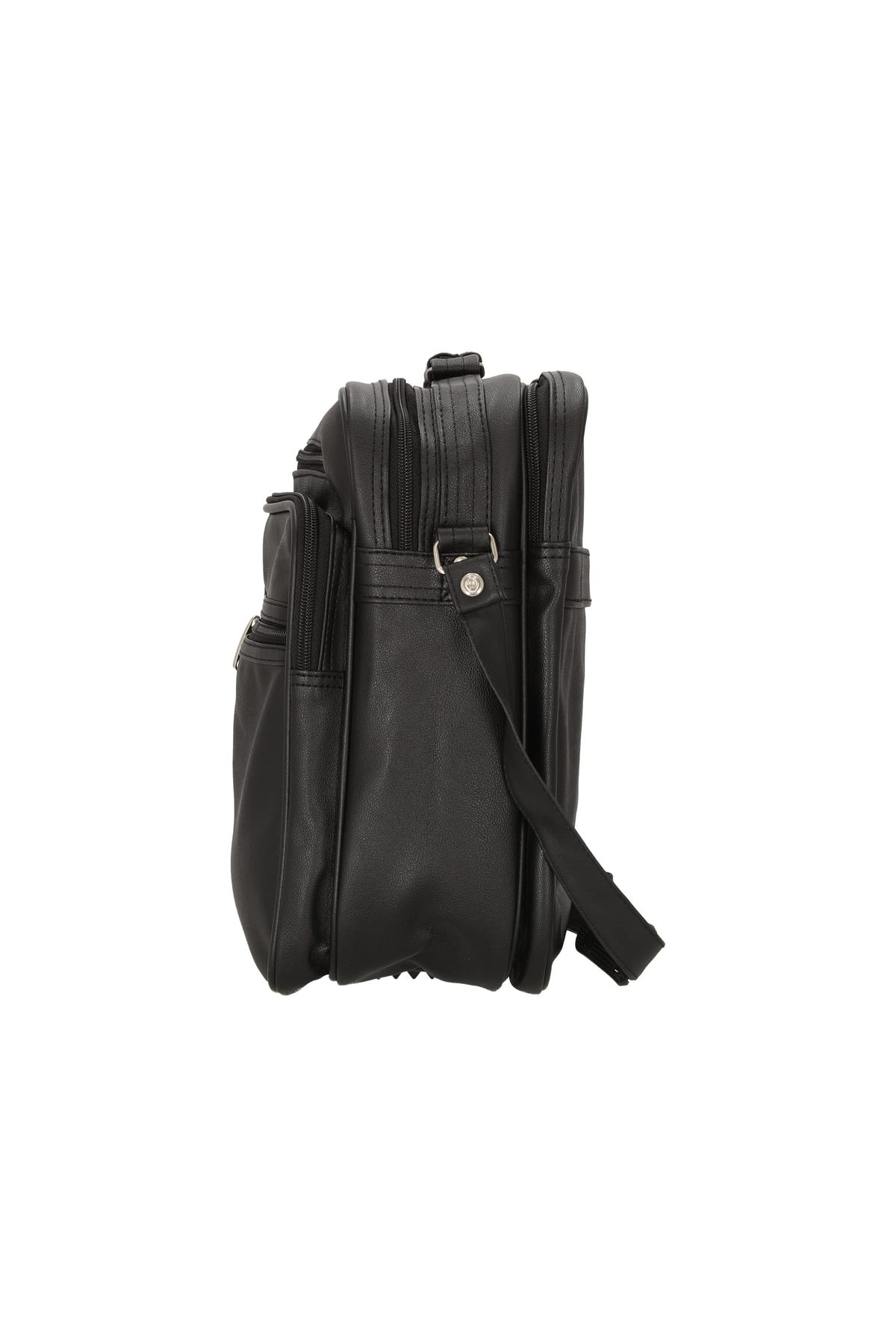 d&n Lederwaren GmbH-D&N Business Line - 39 cm Černá Umhängetasche, 26 litrů 2