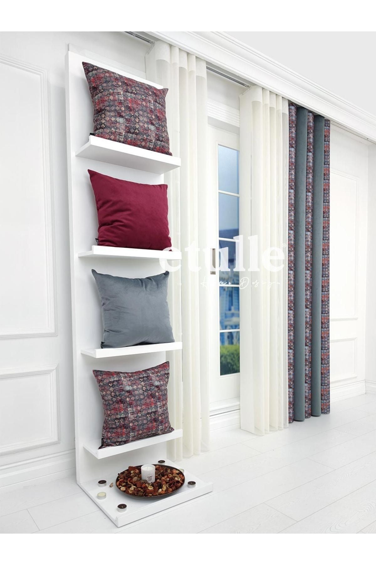 Etulle-Smart Vertical Tulle Curtain Carpet110 5