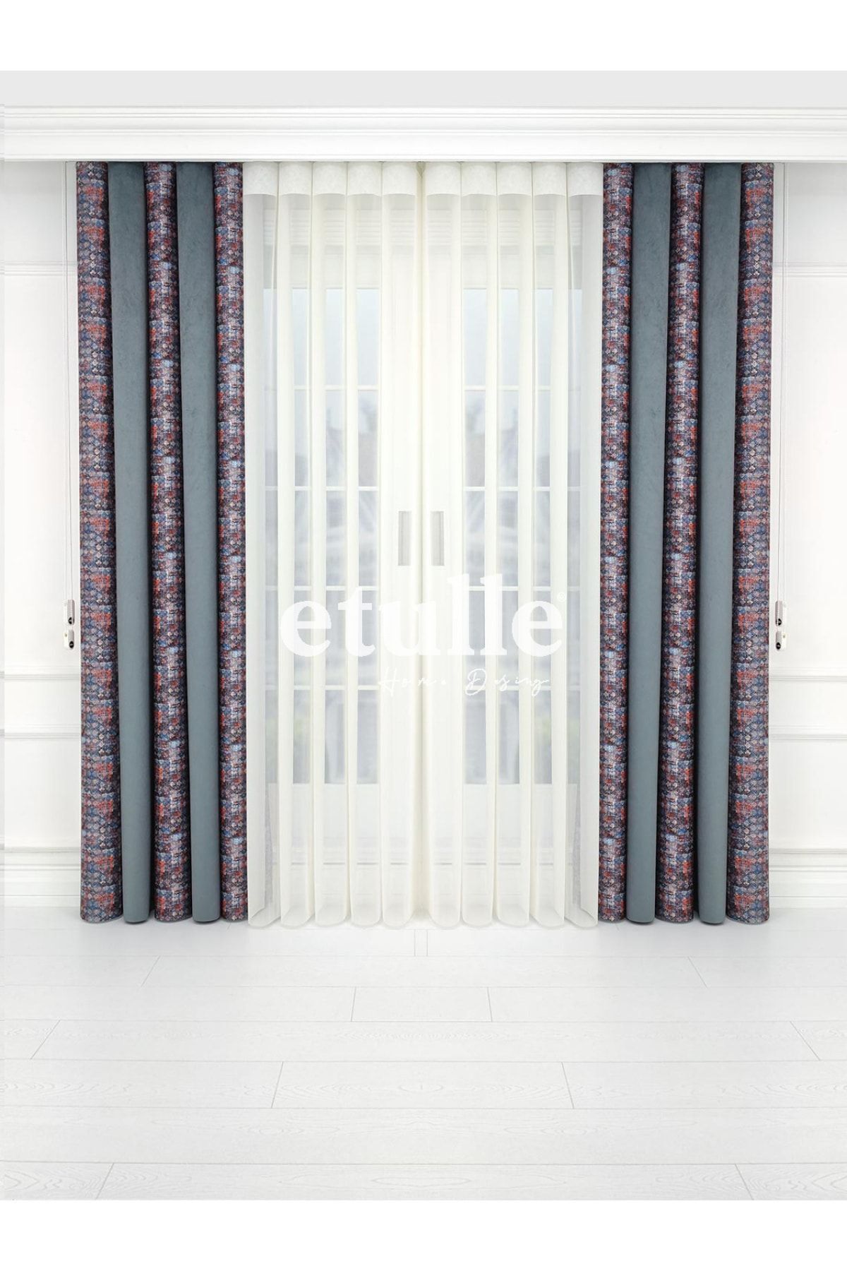 Etulle-Smart Vertical Tulle Curtain Carpet110 3