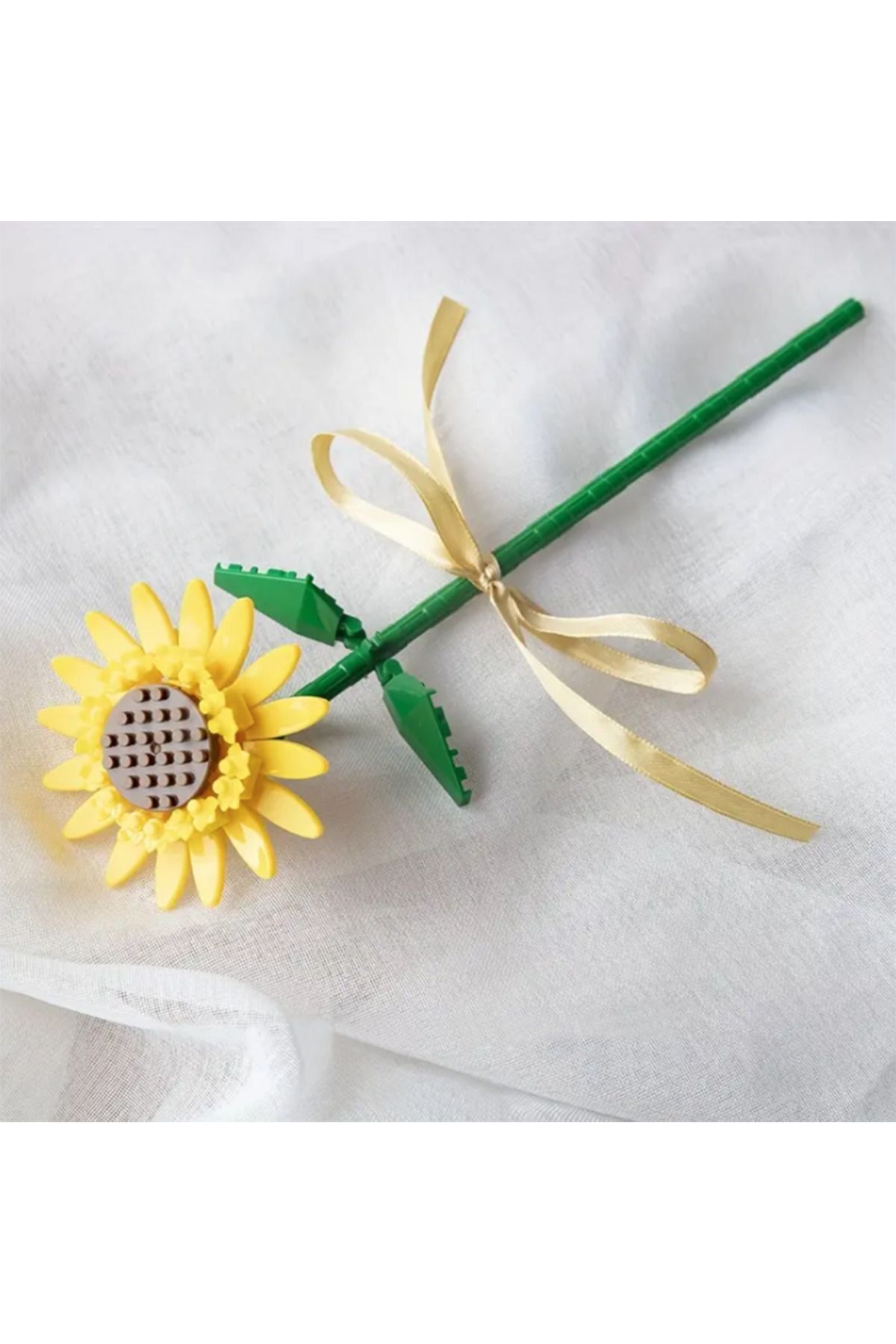 مجموعه ۱ عددی بلوک‌های ساختمانی تزئینی و هدیه‌ای آفتابگردان