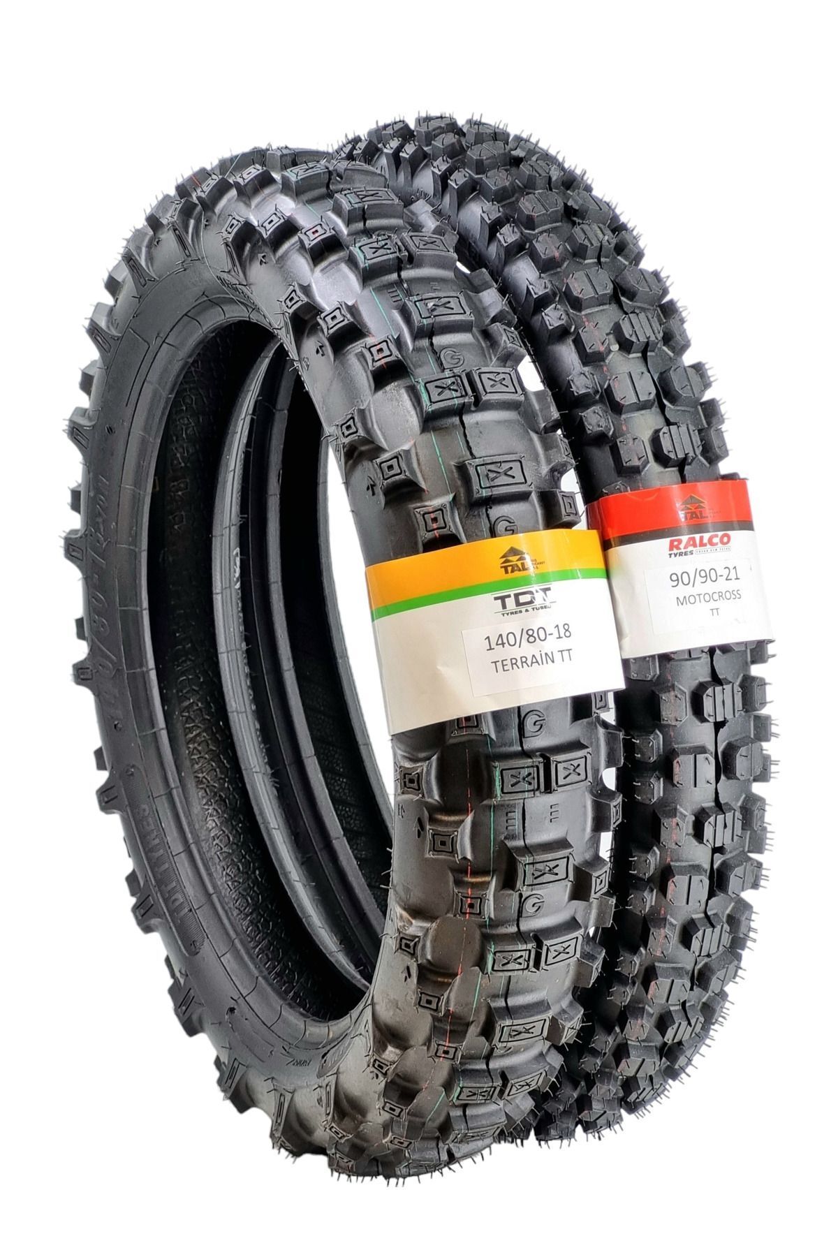 TDT TYRES ENDURO LASTİK TAKIMI 140/80-18 VE 90/90-21 TT TERRAİNMOTOCROSS