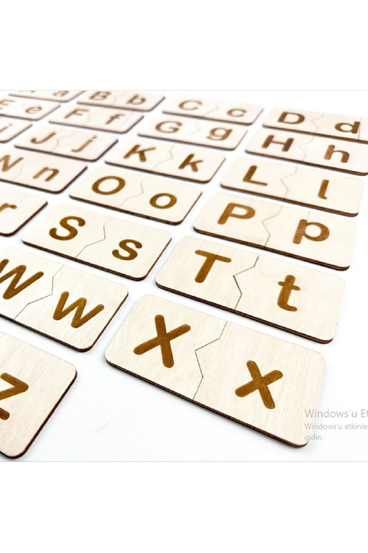 مطابقت چوبی آموزشی حروف الفبا