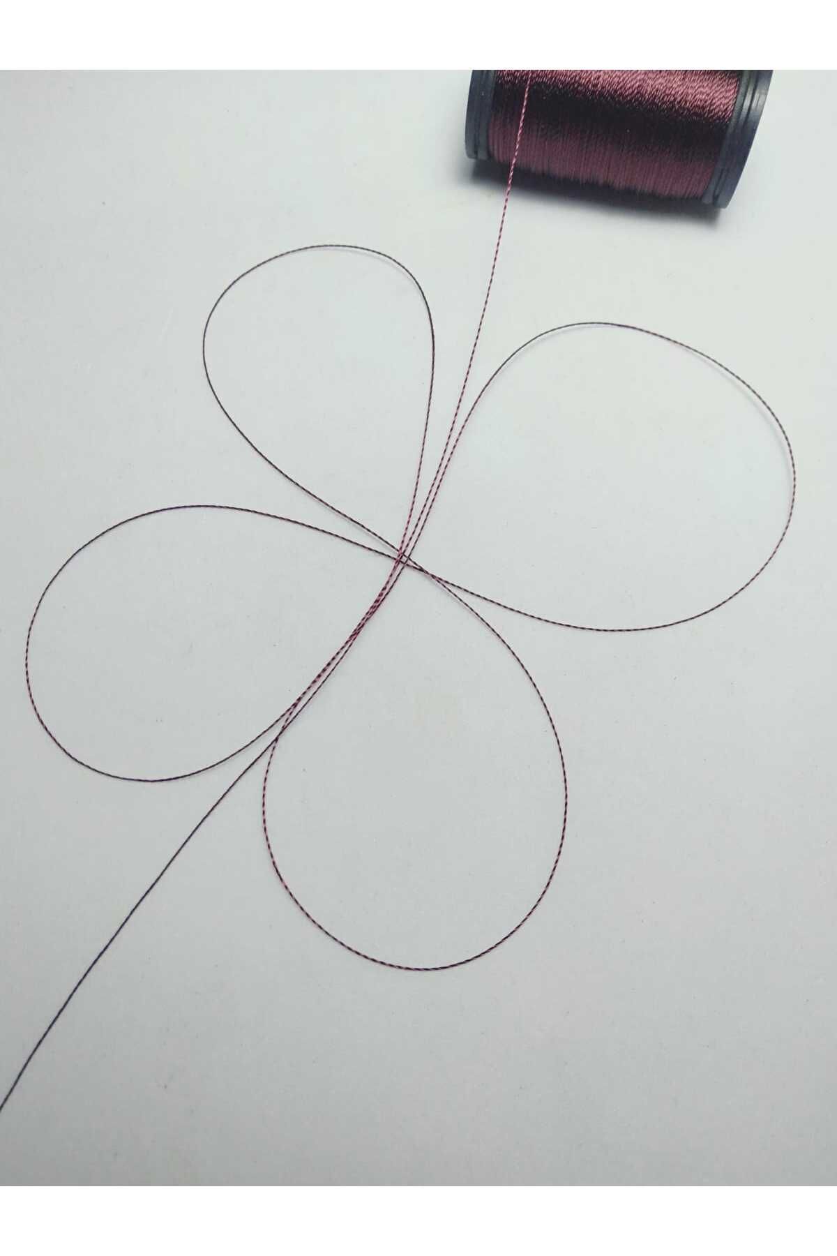 0.2 Mm 30 Metre Tesbih Ipi Bordo Renk ( En Ince Tesbih Ipi )