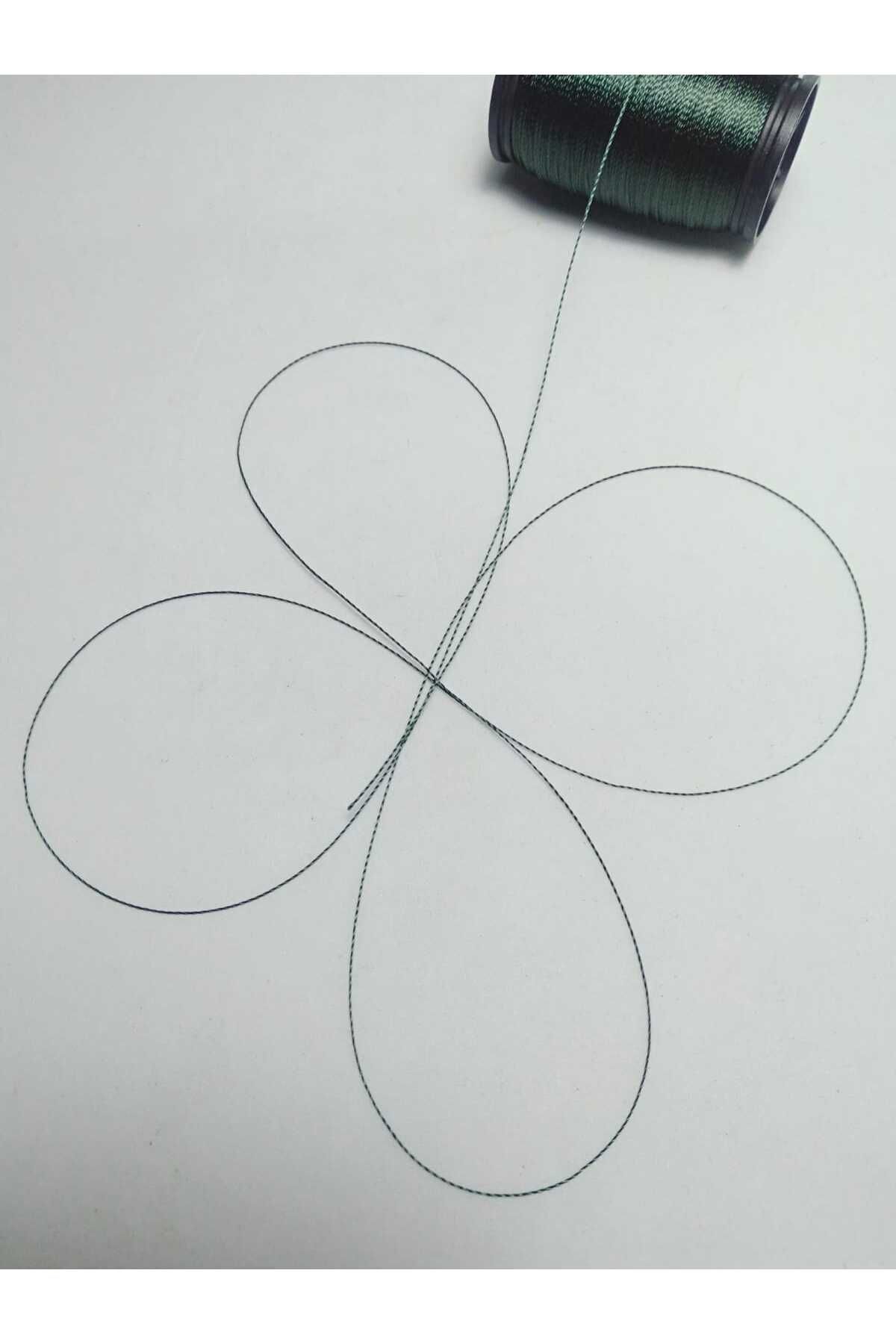0.2 Mm 30 Metre Tesbih Koyu Yeşil Renk ( En Ince Tesbih Ipi )