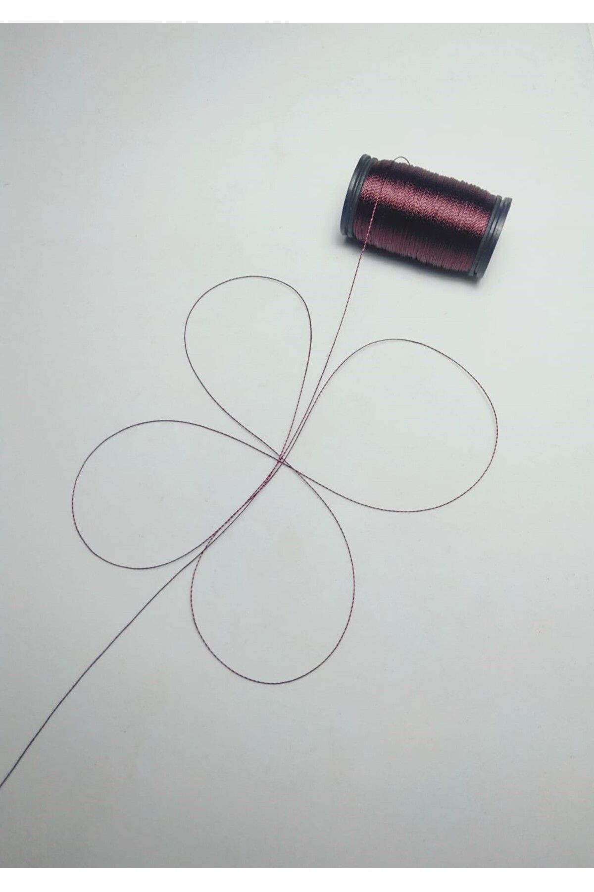 0.2 Mm 60 Metre Tesbih Ipi Bordo Renk ( En Ince Tesbih Ipi )
