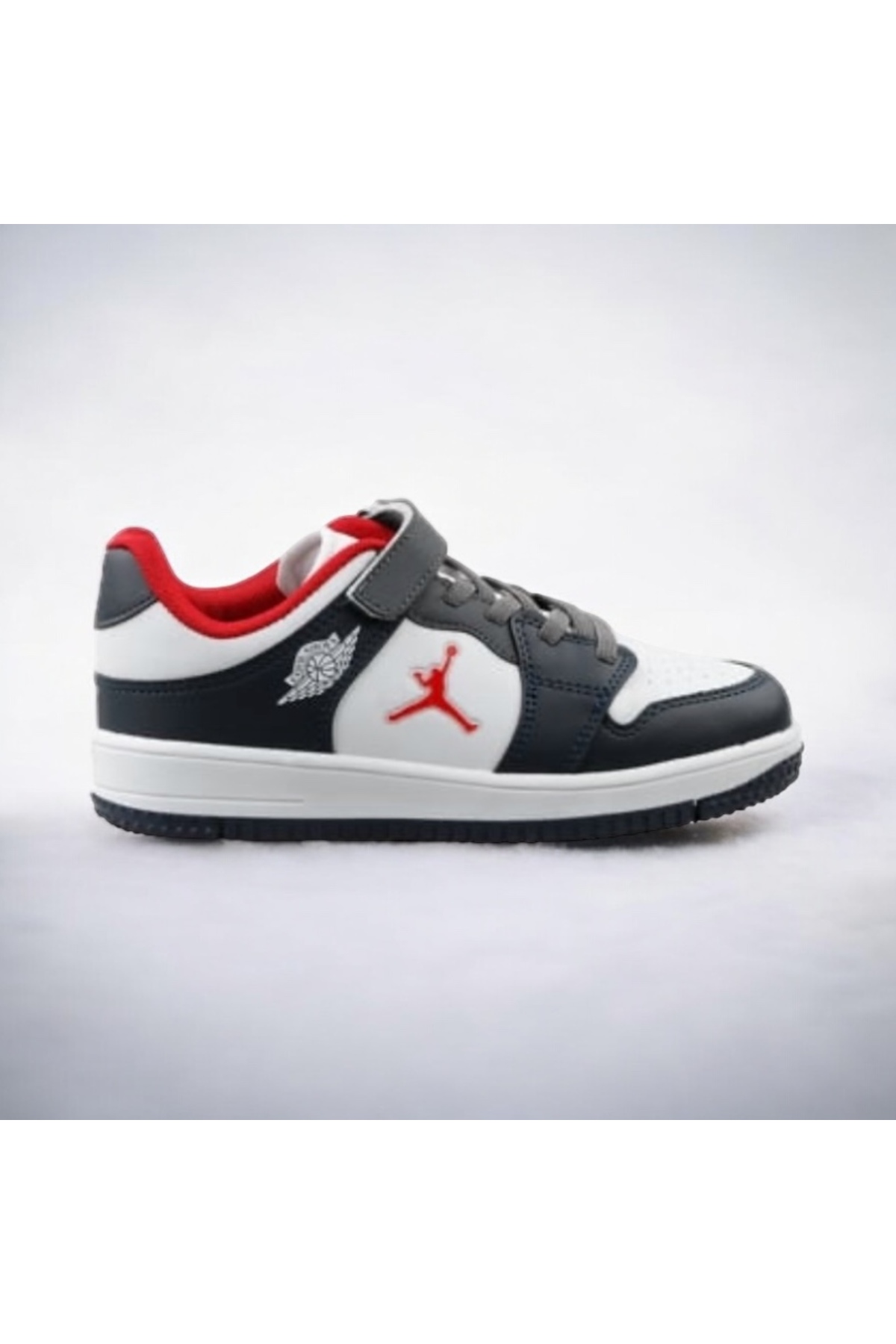 unisex çocuk jordan spor ayakkabı ortopedik taban , cırtlı 4