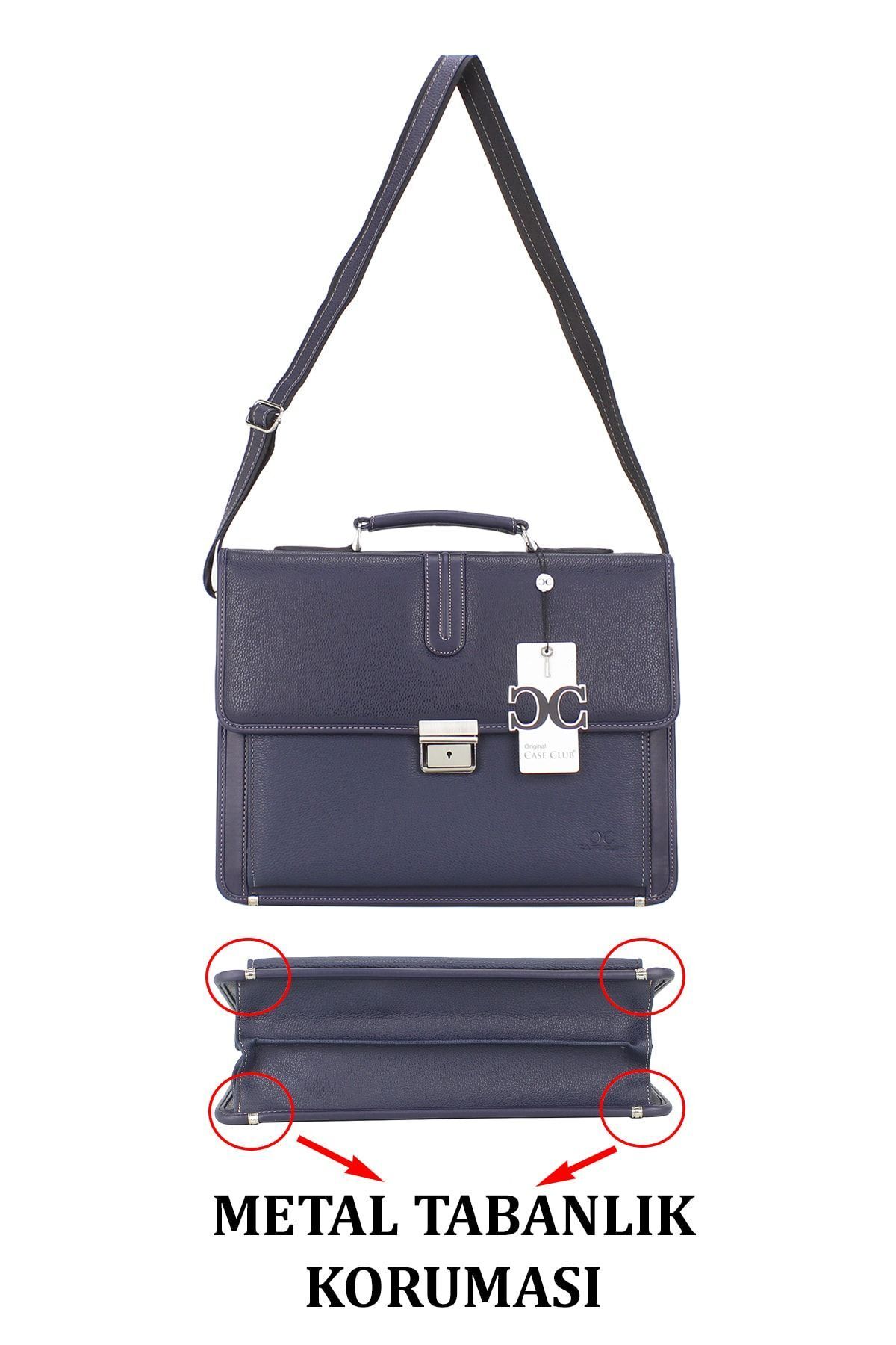Case Club-Briefcase A4 Paper and File Compatible with Lock Mechanism and Shoulder Strap 5