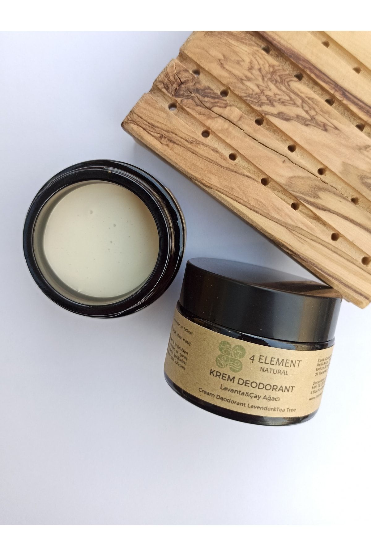 4 Element Natural Krem Deodorant Lavanta&çay Ağacı Mineral Bazlı