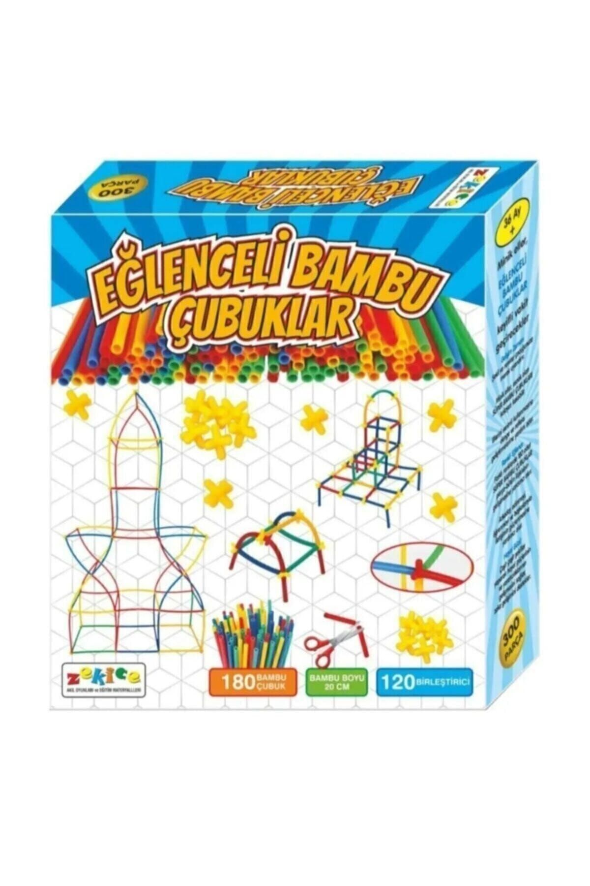 ست بازی و فعالیت هوشمندانهٔ سرگرم‌کنندهٔ چوب‌های بامبو، شامل ۳۰۰ قطعه