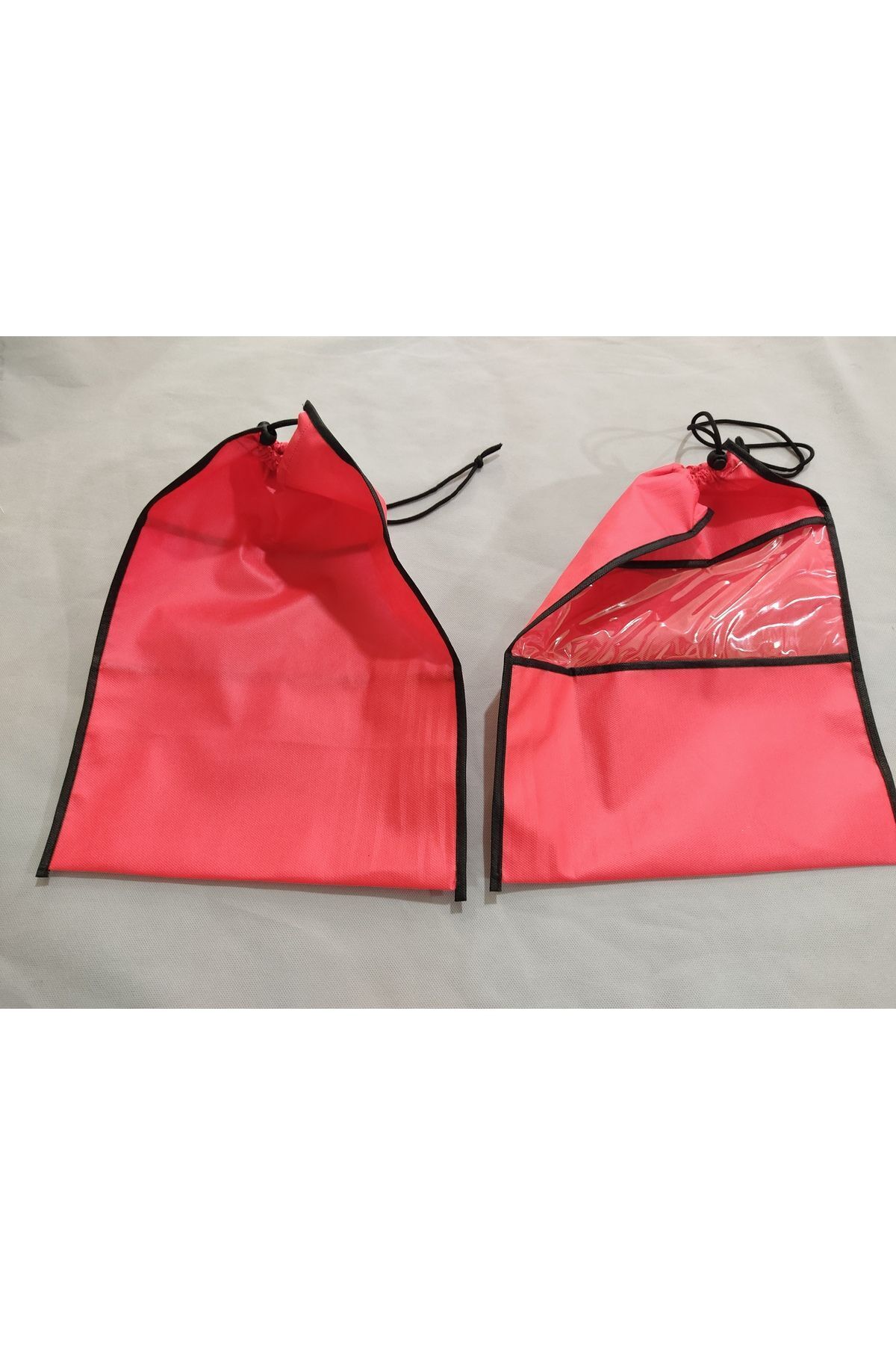 Ayakkabı torbası, Şeffaf Pencereli, saklama, koruyucu kılıf, seyahat için çamaşır torbası 5 ad.