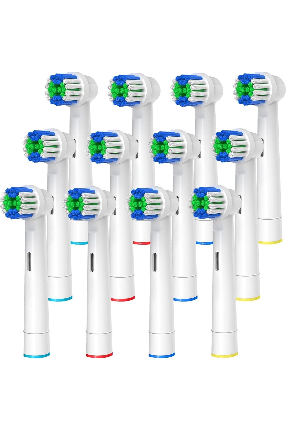 LOVYCO Oral B ve Braun Uyumlu Şarjlı Ve Pilli Diş Fırça Yedek Başlığı 12 Adet Precision Clean