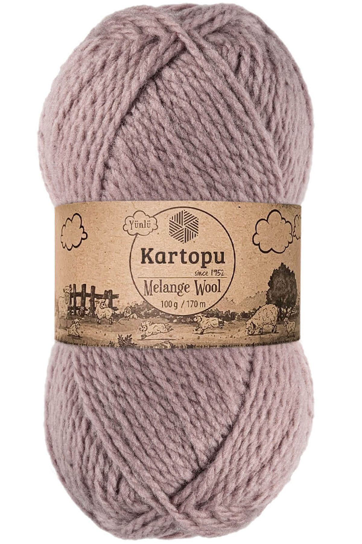 Melange Wool Wool Hand Knitting Yarn K713