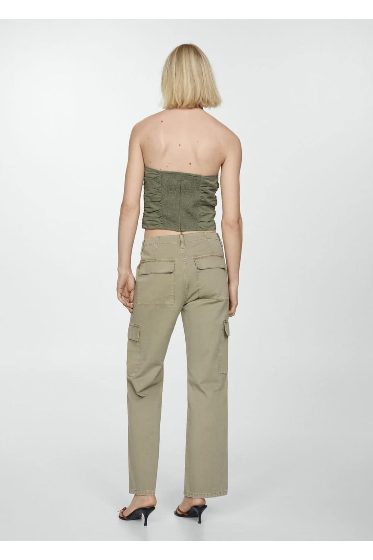 Cepli kargo jean pantolon