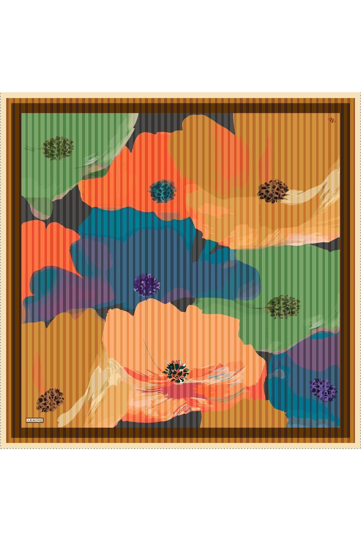 روسری زنانه آرمینه | E24YA9145D01 Armine - Image 5