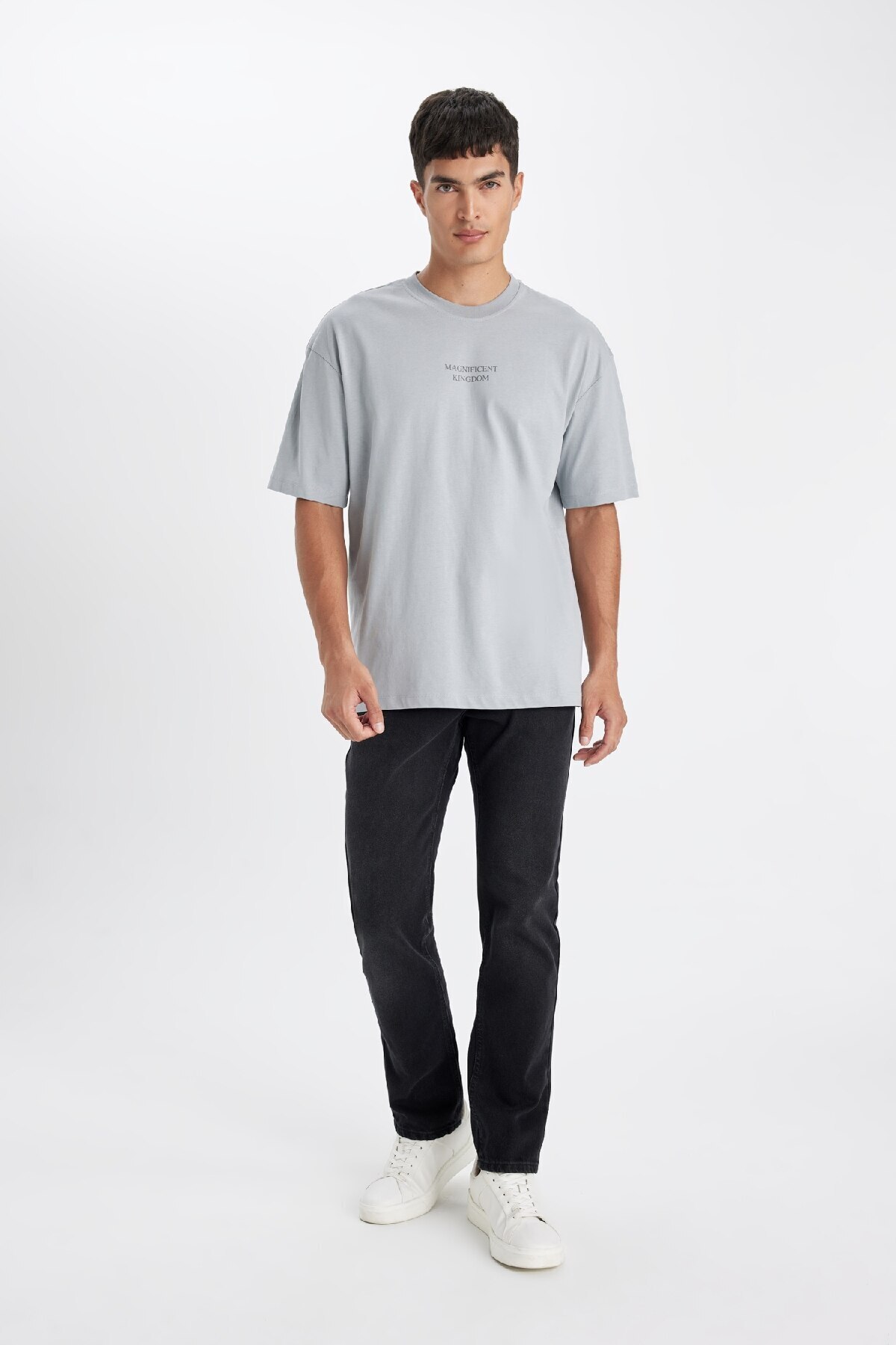 تی شرت مردانه دفاکتو | D4909AX24AU Defacto - Image 2