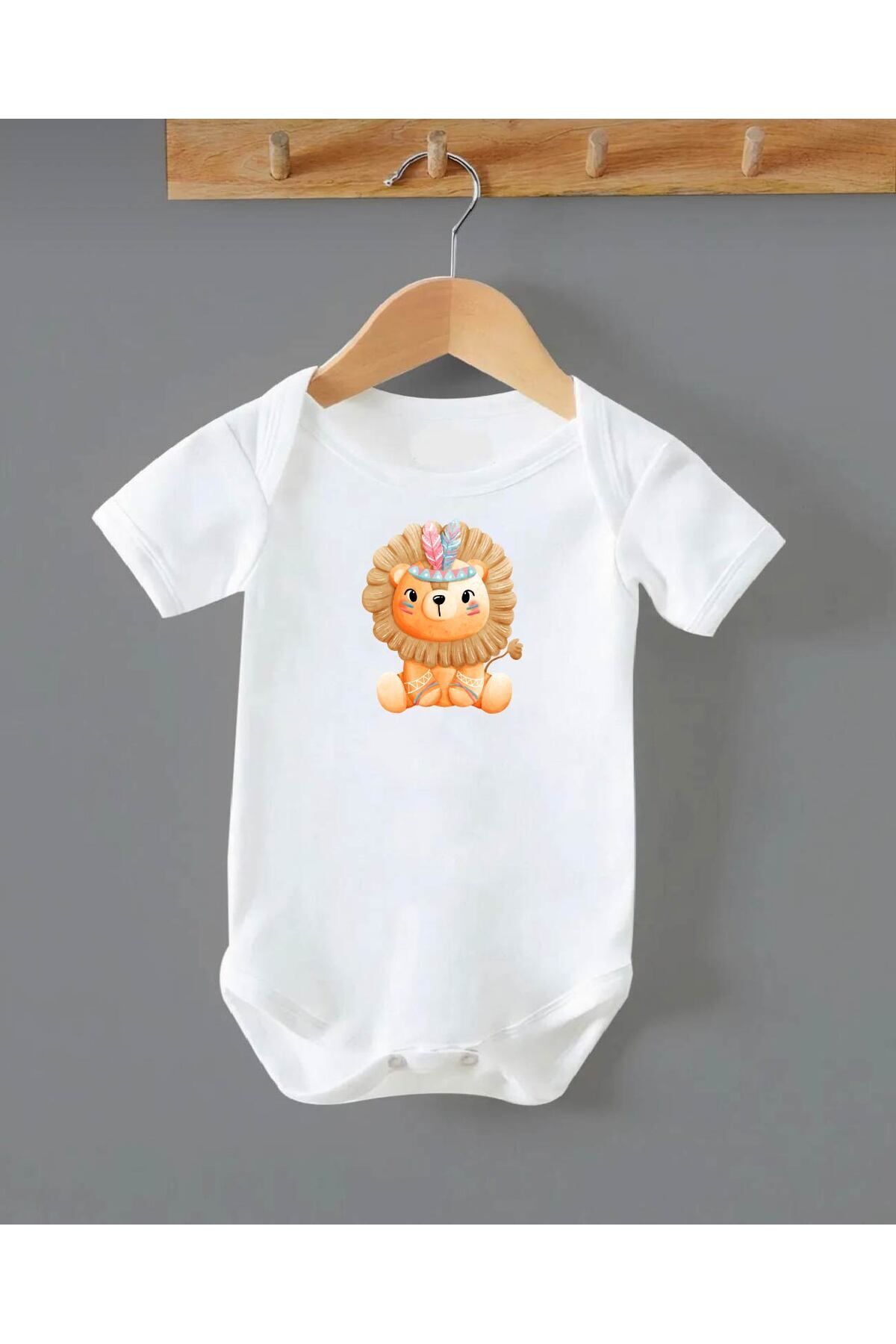 بادی نوزادی پسرانه – دخترانه اکرو Bebe wini | ZB0021 اورجینال - تصویر 4