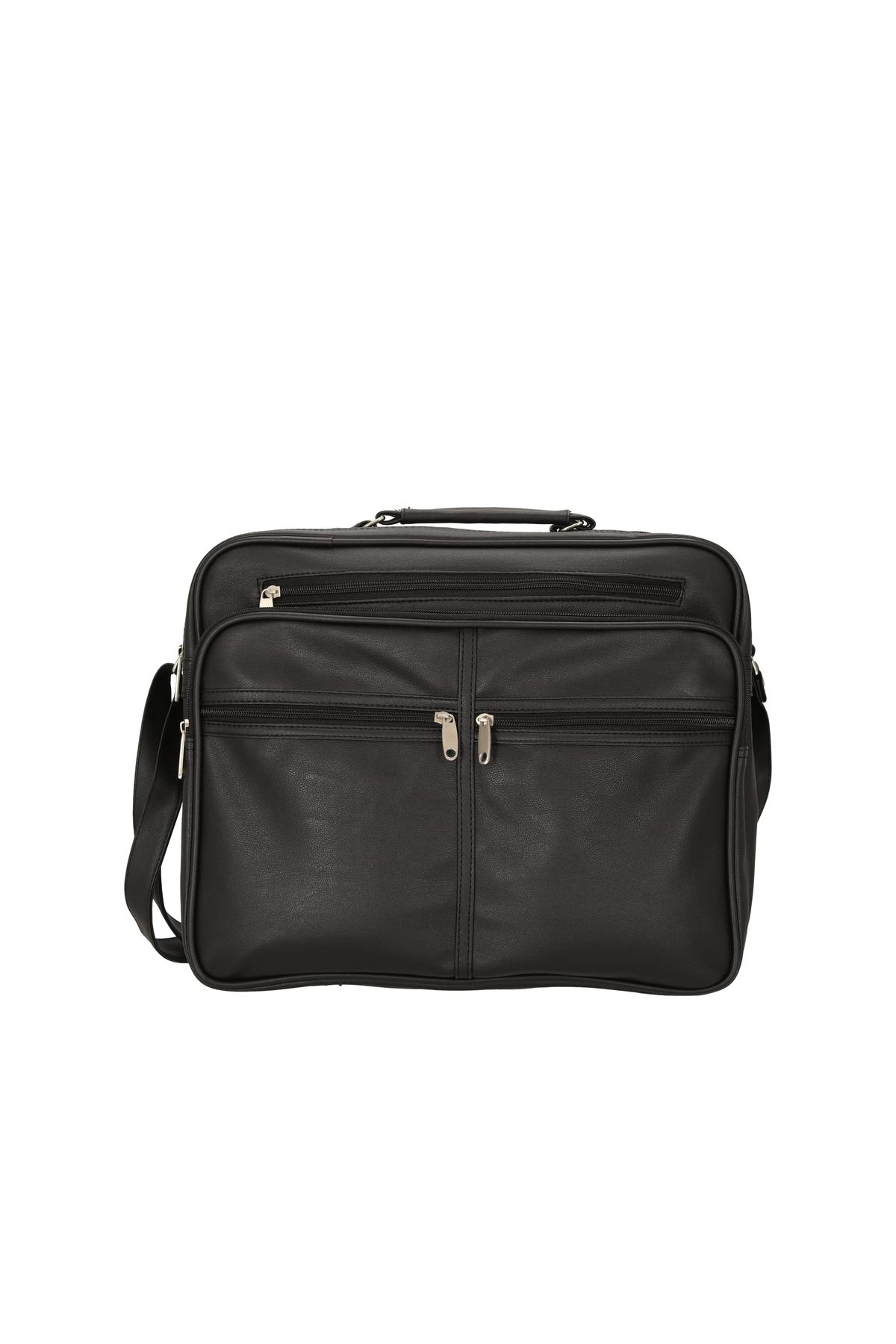 d&n Lederwaren GmbH-D&N Business Line - 39 cm Černá Umhängetasche, 26 litrů 1