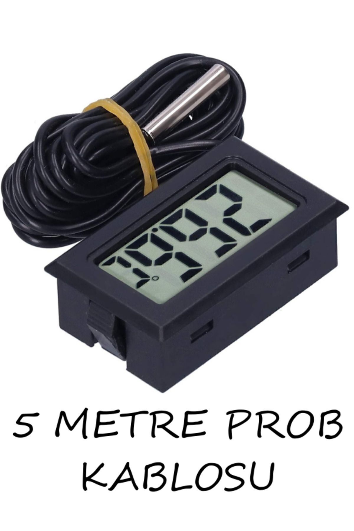 Unichrome Dijital Iç Veya Dış Sıcaklık Ölçer Ev Ve Bebek Odası Termometre - 5 Metre Problu