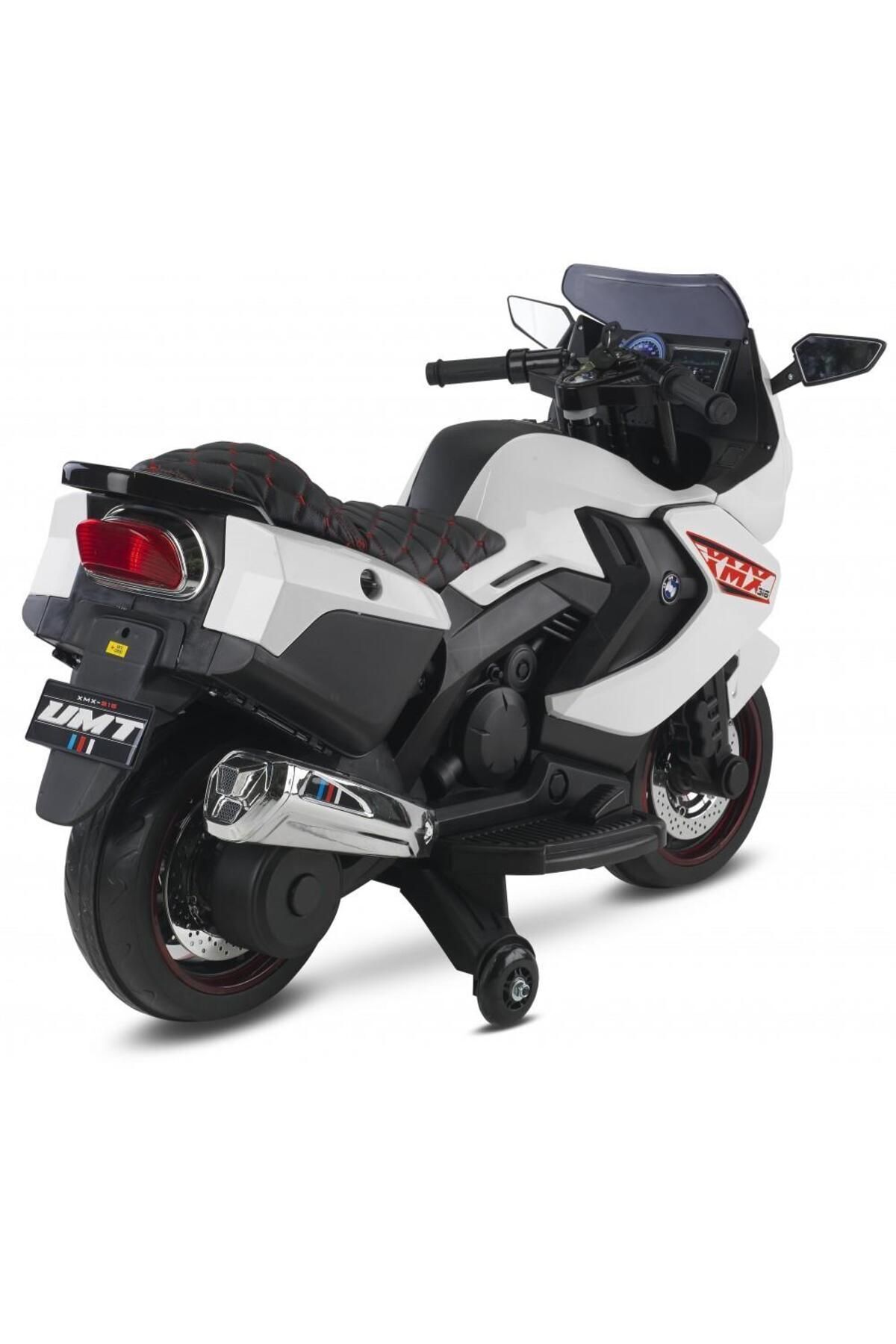 438 Xmx Akülü Motor 12 Volt Beyaz