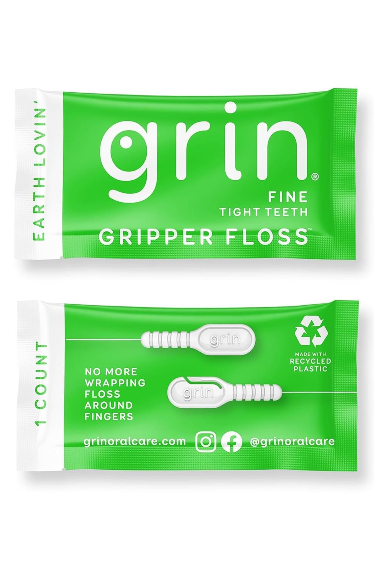 Grin-Fine Tuned Gripper Floss - 60 Pieces with Floss Grips 3