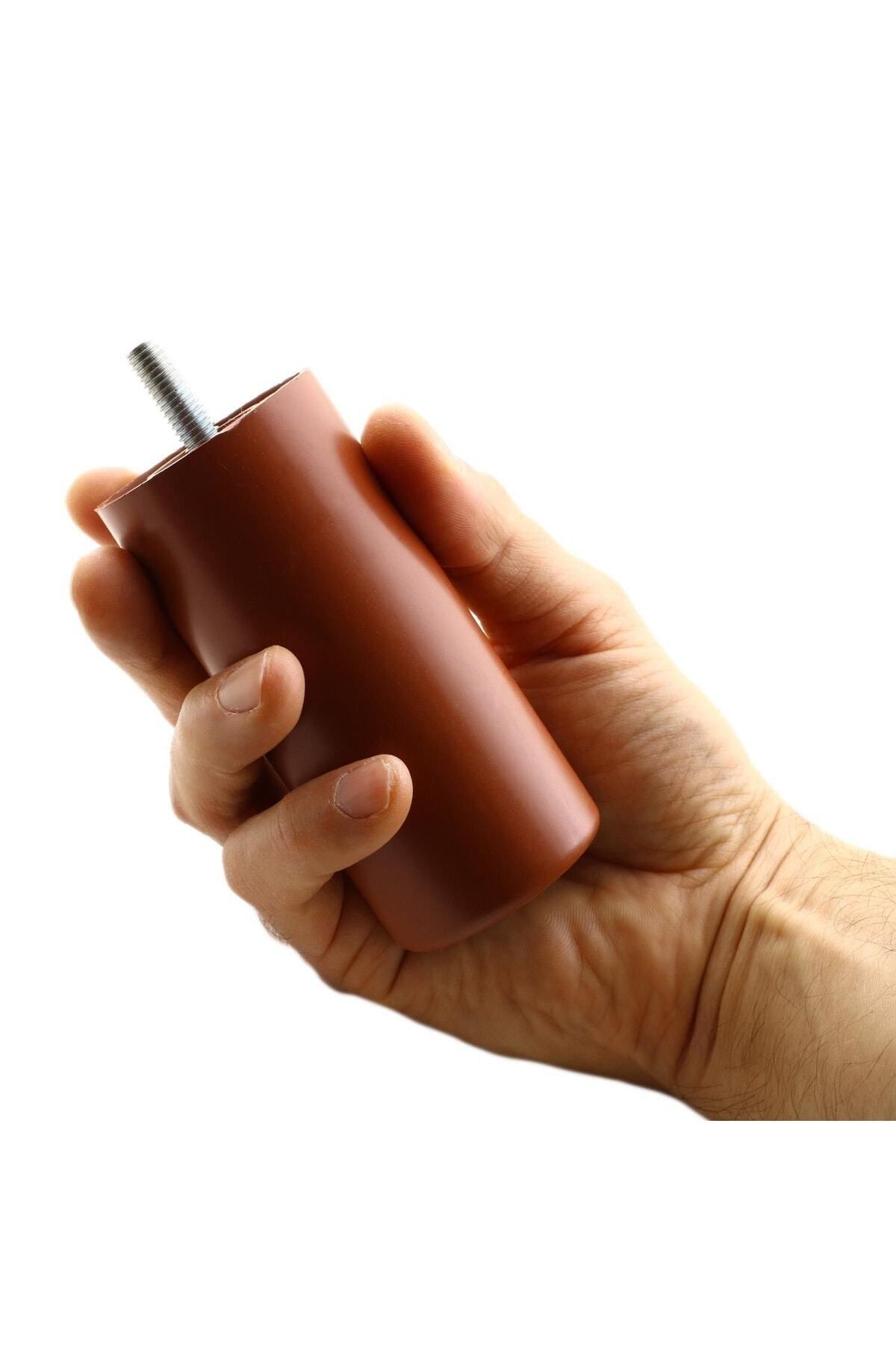 Badem10-Canapea de mobilier de culoare cafea cu șuruburi M8 - ridicare și picior 10 cm 3