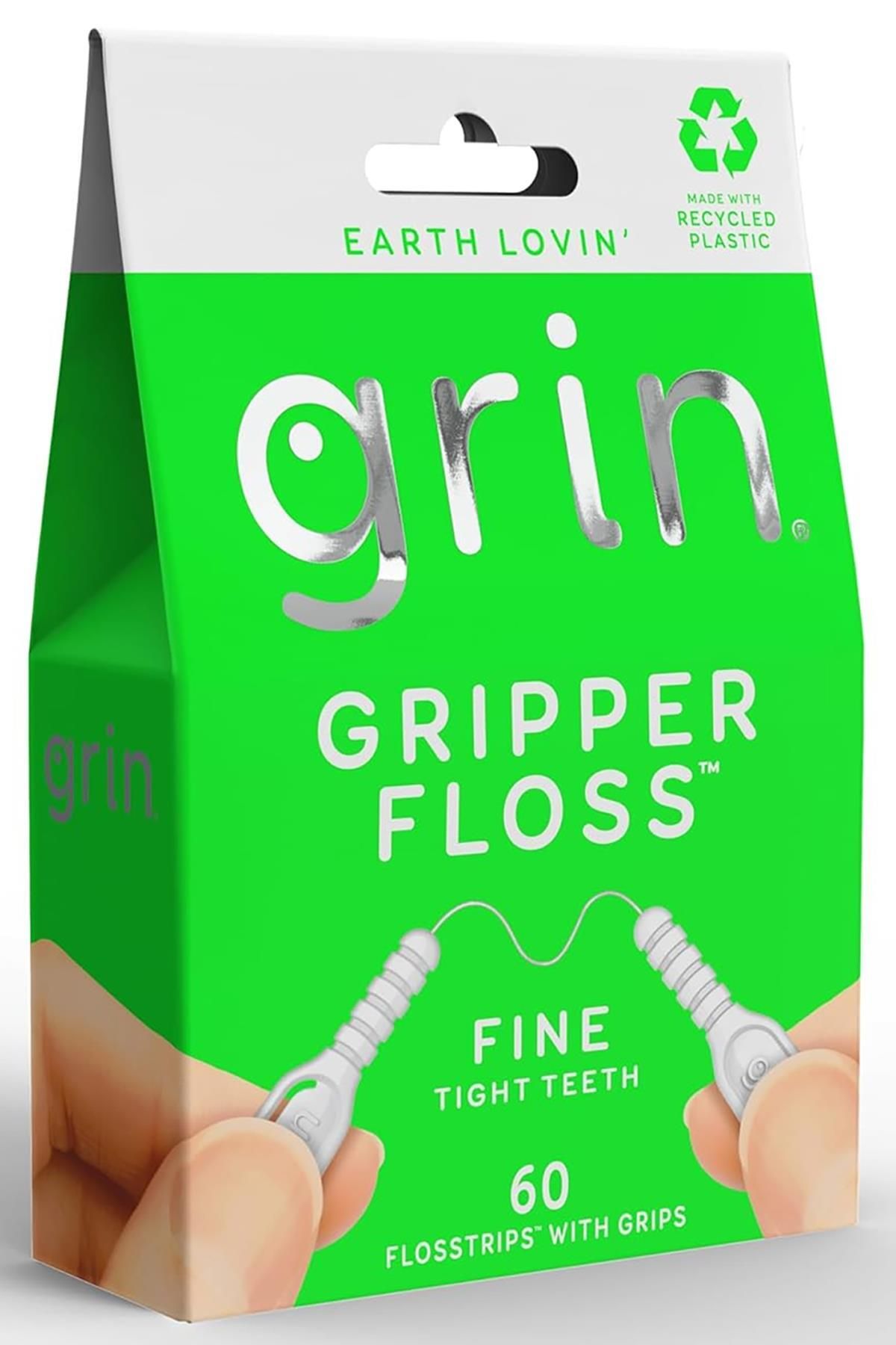 Grin-Fine Tuned Gripper Floss - 60 Pieces with Floss Grips 1