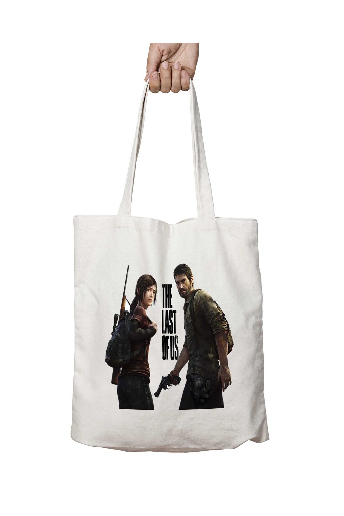 ART HEDİYE The Last Of Us - Geantă De Umăr Lavabilă Cu Imprimeu Cu Caractere, Pentru Plajă Și Școală Unisex - One Size