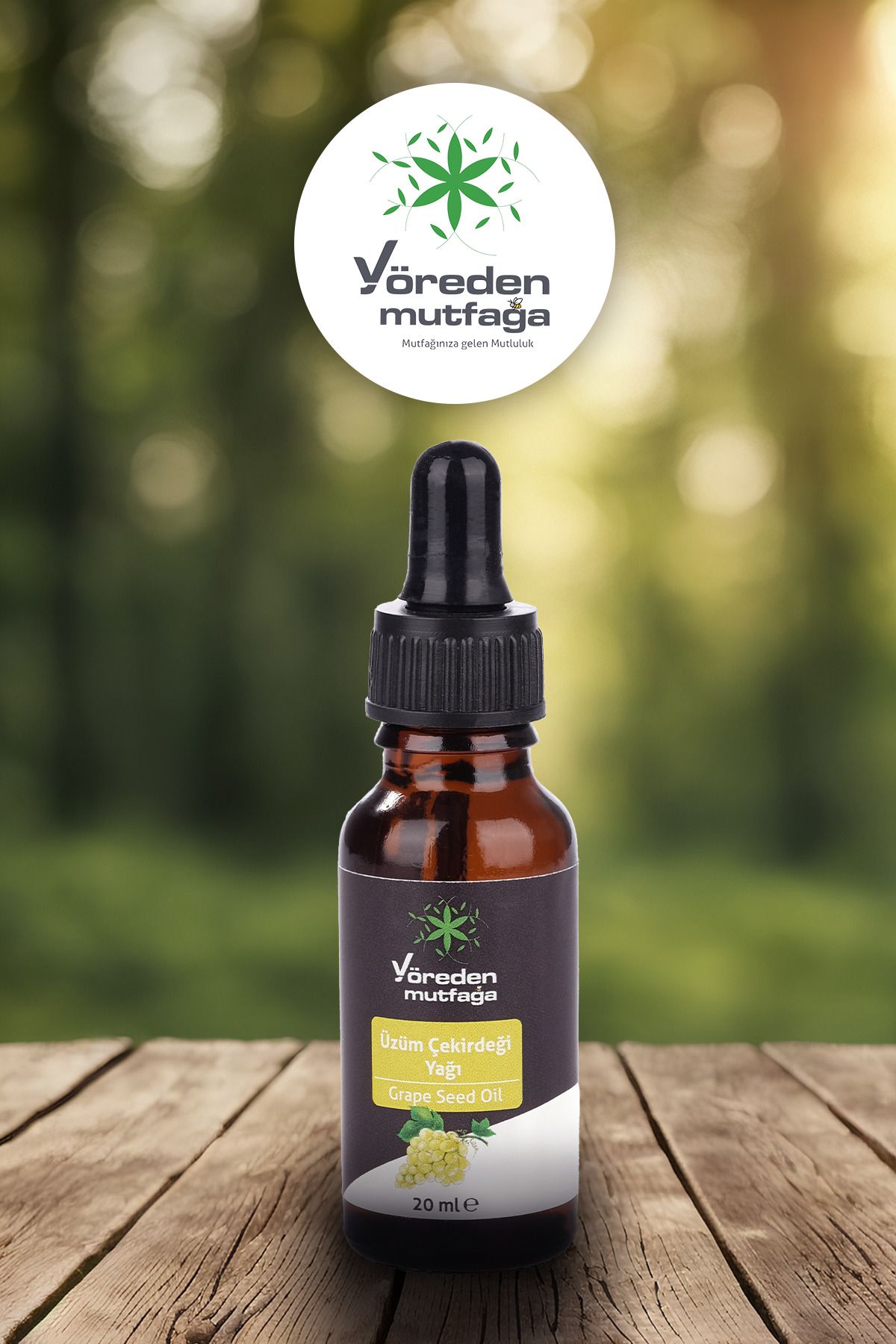 روغن هسته انگور 20 میلی لیتر Yöreden Mutfağa