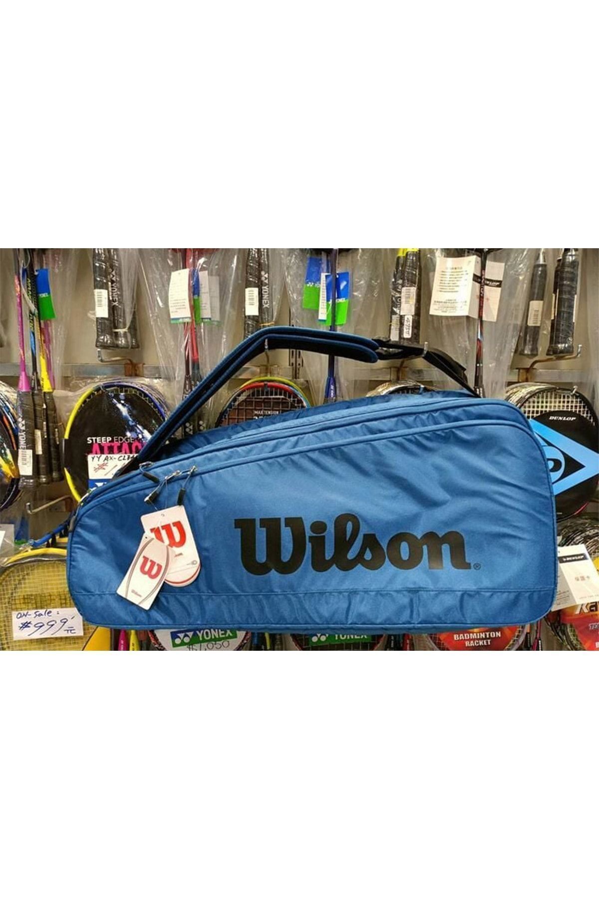 کیف تنیس تور فوق العاده 6 راکت و آبی Wilson