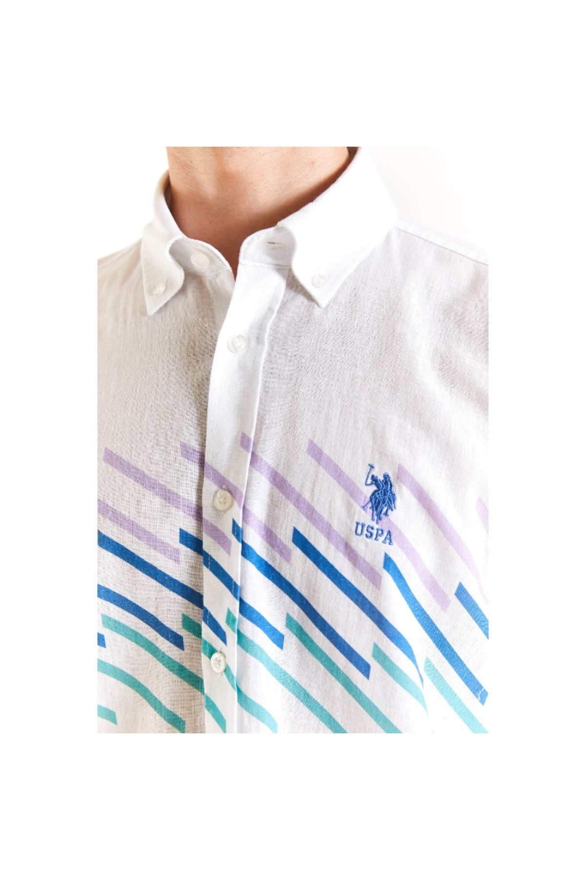 U.S. Polo Assn. Erkek Gömlek — آبی 1838503 — تصویر 3 از 3