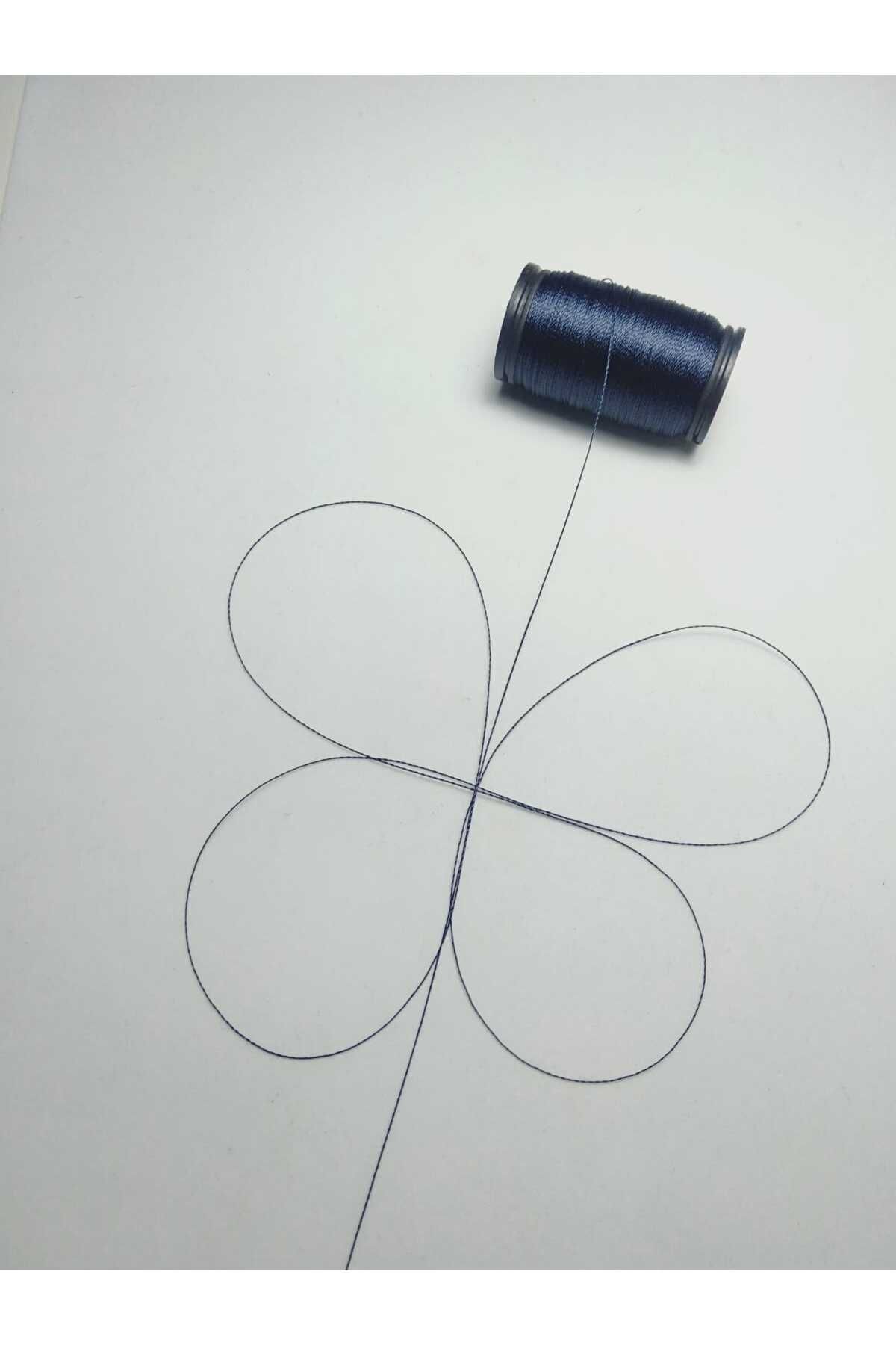 0.2 Mm 30 Metre Tesbih Ipi Lacivert Renk ( En Ince Tesbih Ipi )