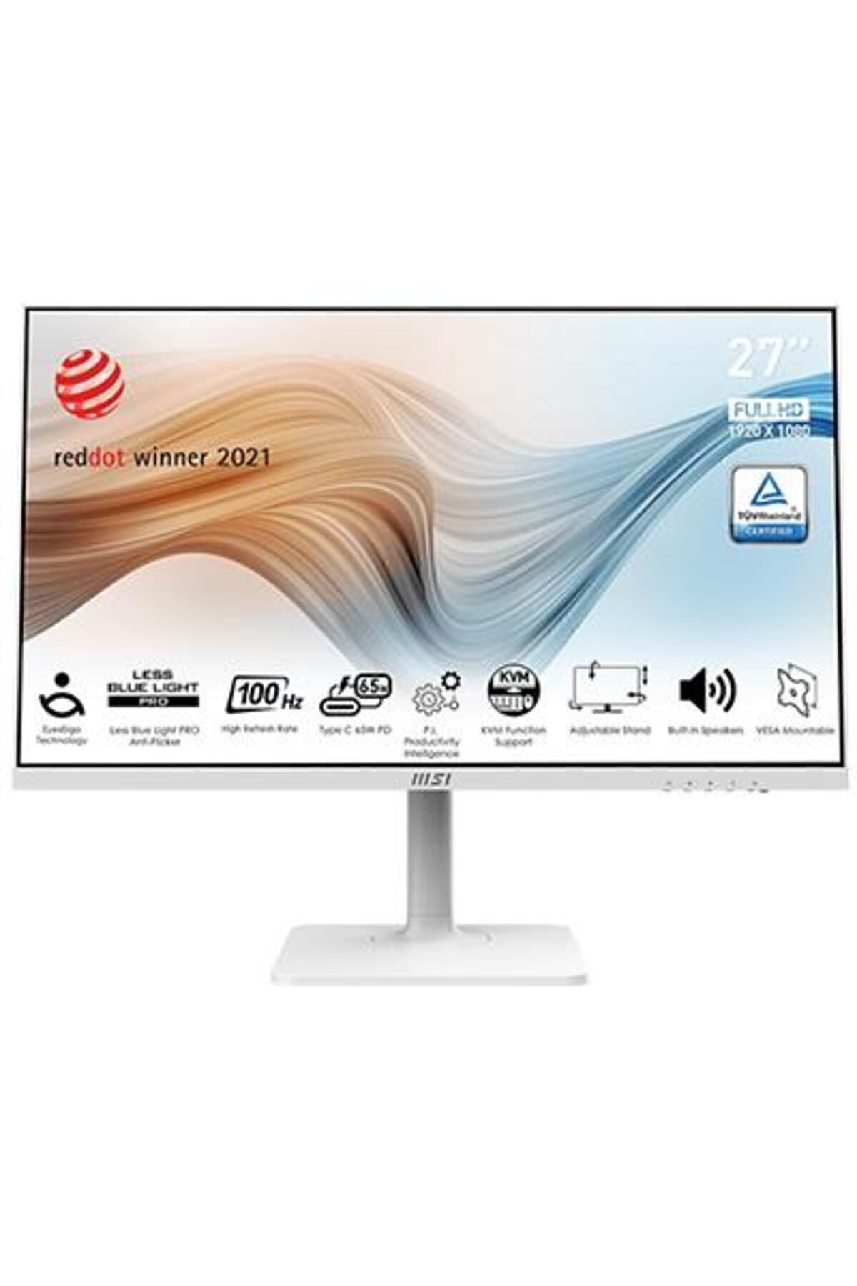 27 Modern Md272xpw 1920x1080 (FHD) Flat Ips 100hz Antı-glare Beyaz Type-c Monıtor