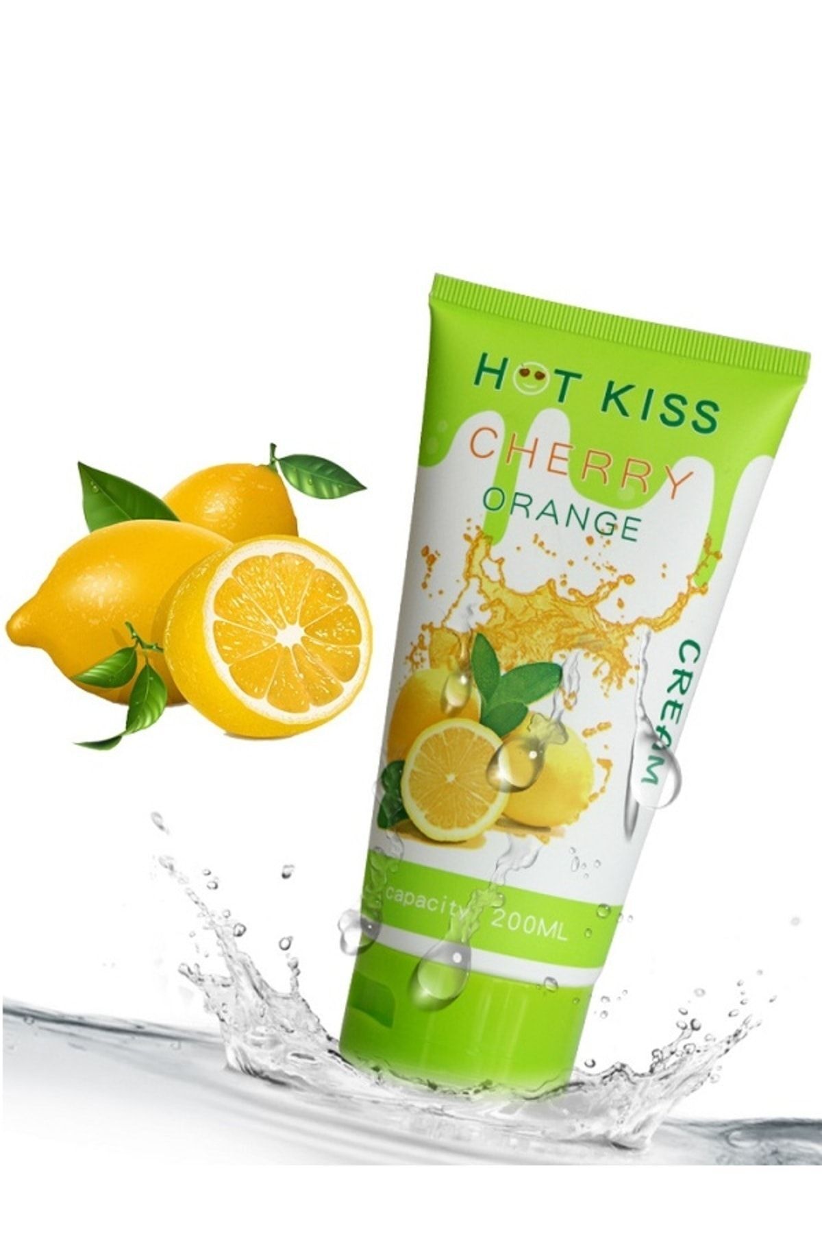 Hot Kiss Büyük Boy Limon Aromalı Su Bazlı Kayganlaştırıcı Jel 200 ML 2