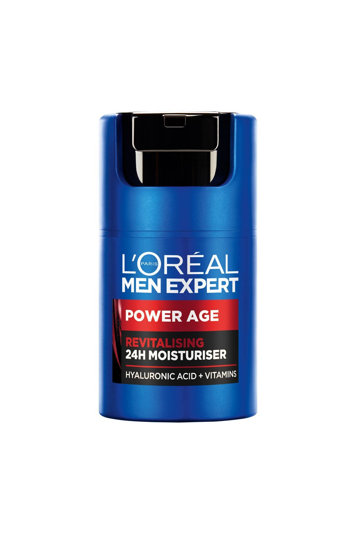 L'Oreal Paris Men Expert Power Yaşlanma Karşıtı Canlandırıcı 24 Saat Nemlendirici, 50ml Hyaluronic Asit