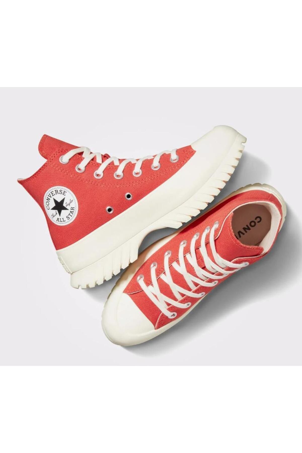 اسنیکر معمولی نارنجی با پلتفرم Chuck Taylor All Star Lugged 2.0 Converse کانورس اورجینال - تصویر 3
