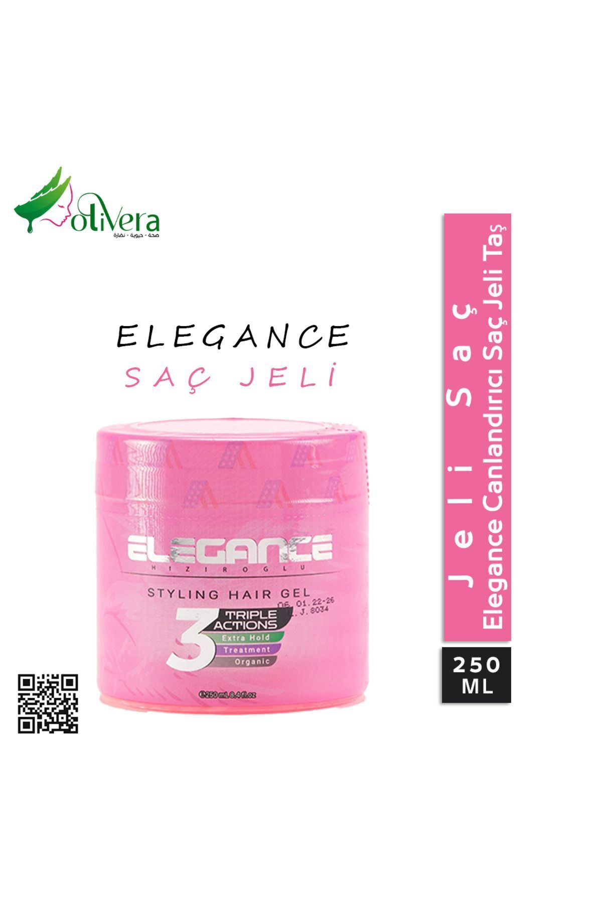 Elegance - Taş Saç Jeli 250 ml