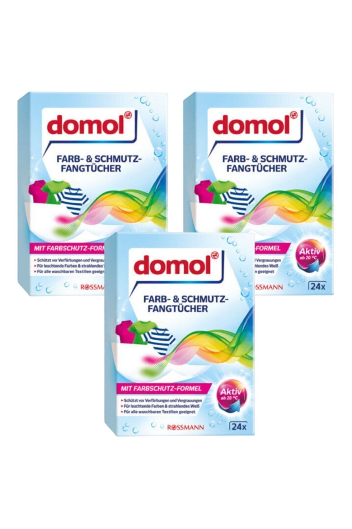 DOMOL Renk Ayırıcı Bez 24 X 3 Adet