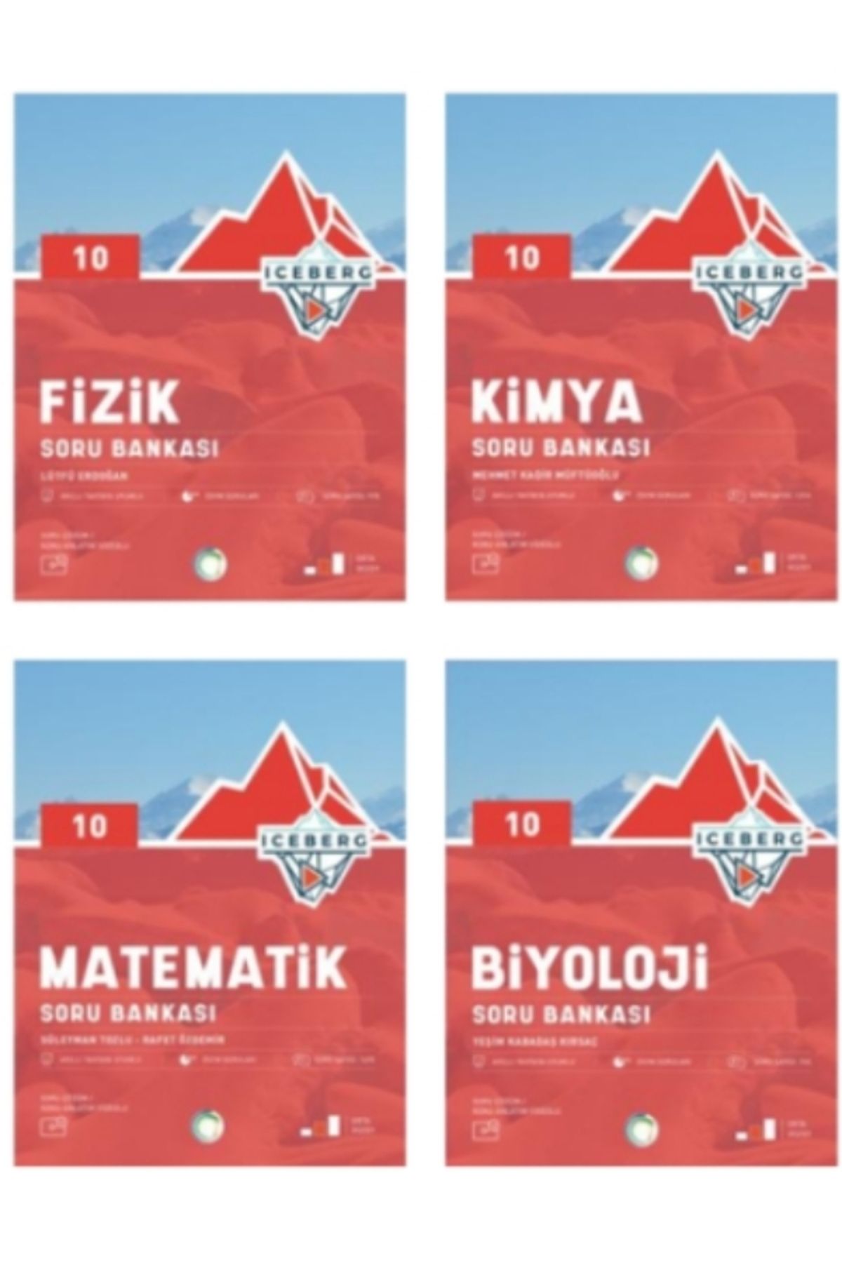 2025 İceberg 10.Sınıf Matematik-Fizik-Kimya-Biyoloji Soru Bankası