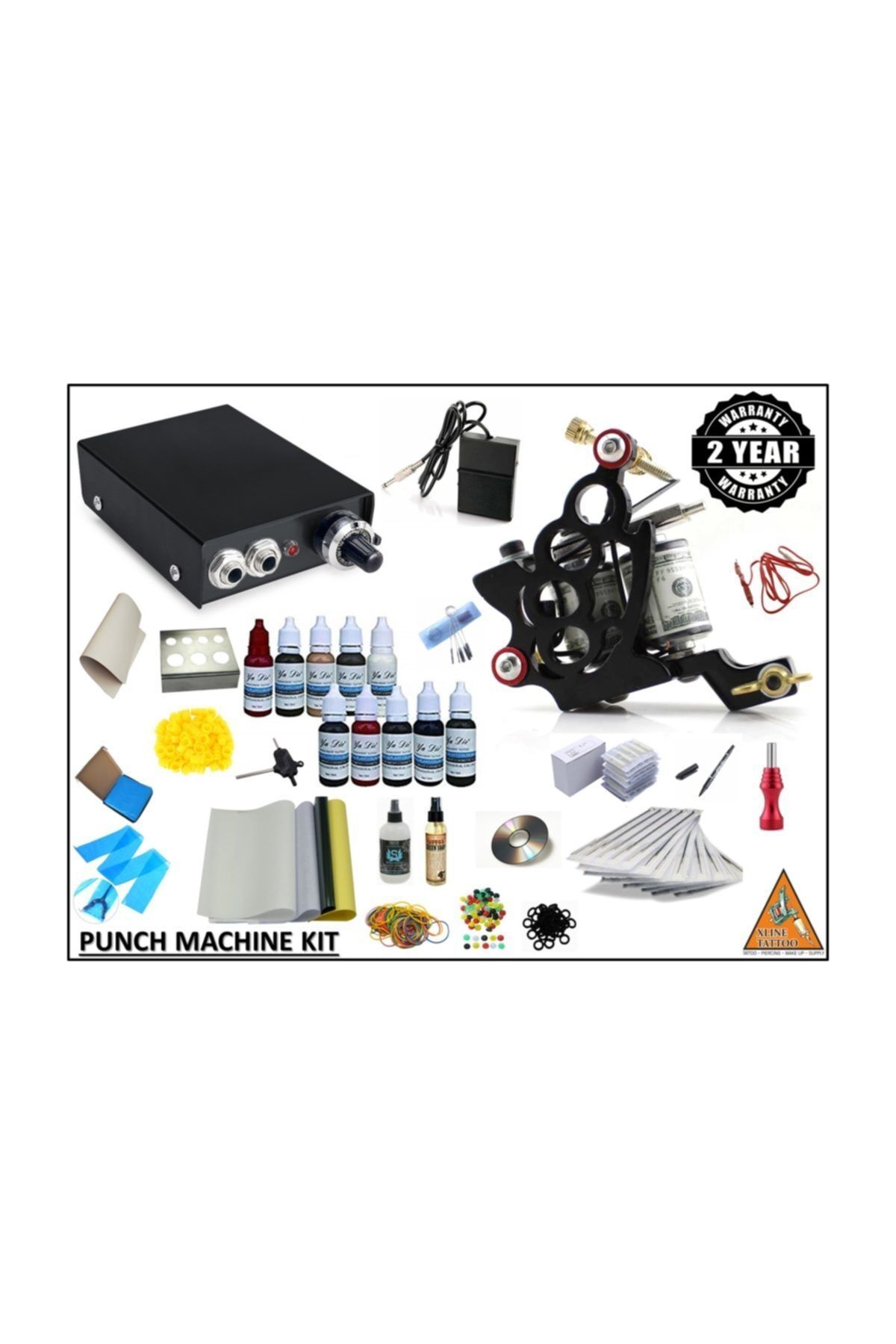 Punch Tattoo Dövme Makinası Full Set